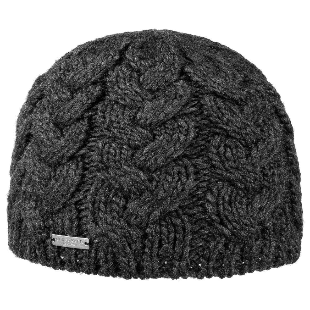 Seeberger Beanie (1-St) Beanie mit Futter anthrazit