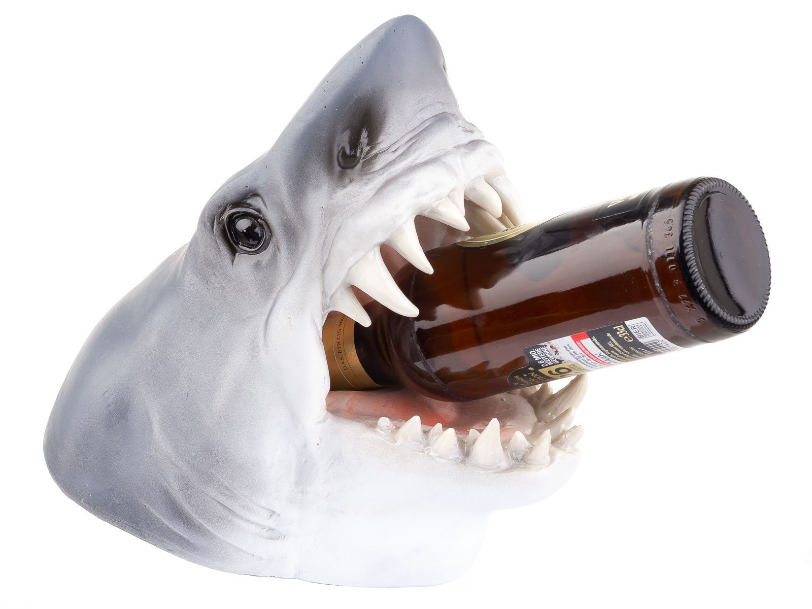 CEPEWA Flaschenhalter "Hai" bemalt, für 1 Flasche