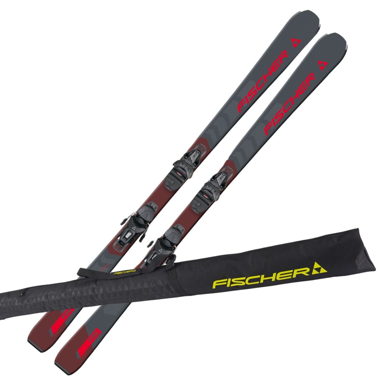 Bindung RC SLR Fischer 2024 + Sports Ski Fire SLR Ski, On-Piste-Rocker Z2,5-9 RS9 Fischer