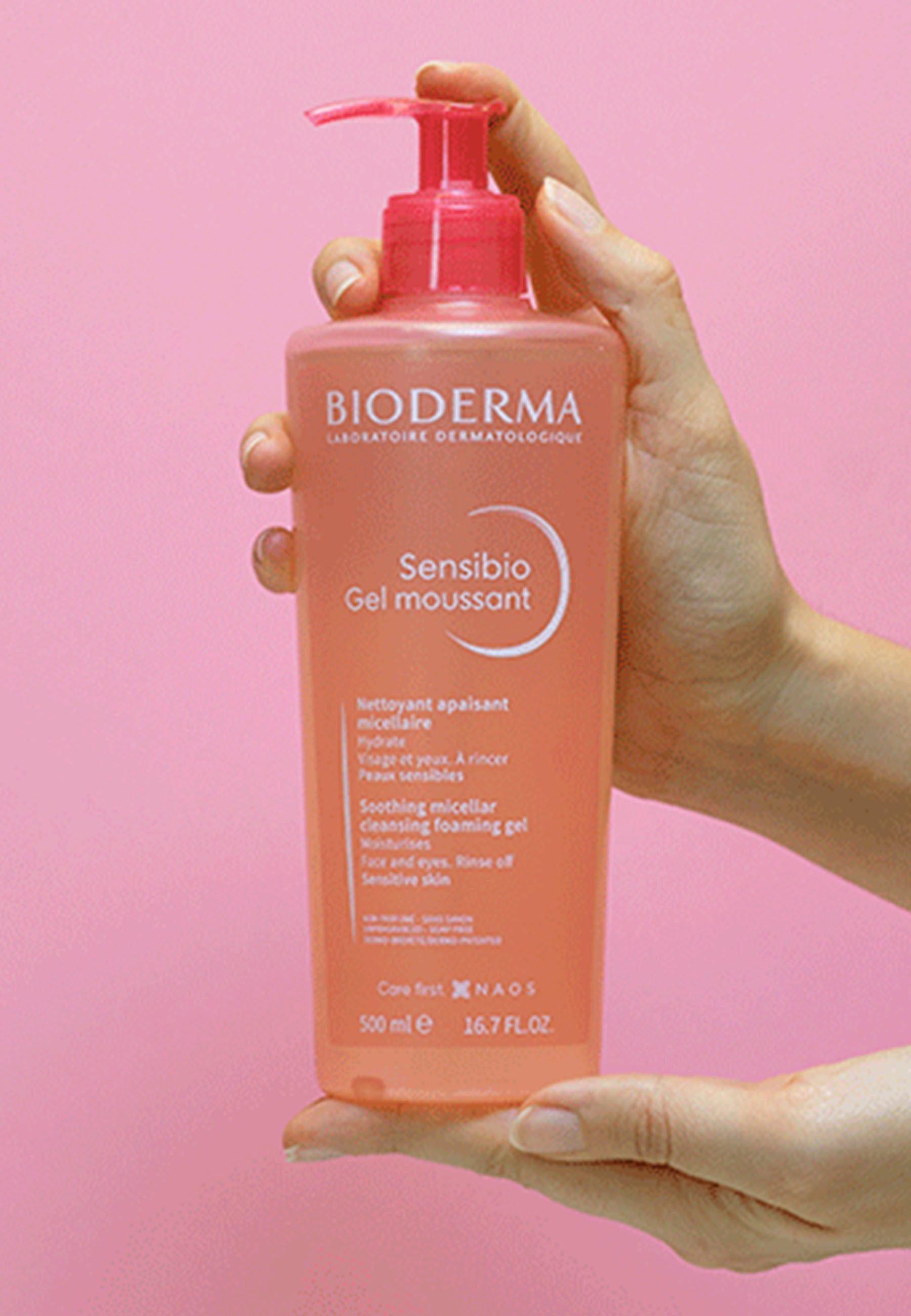 Bioderma Gesichtsreinigungsgel Sensibio Gel moussant, erhöht die Toleranzschwelle gereizter & intoleranter Haut