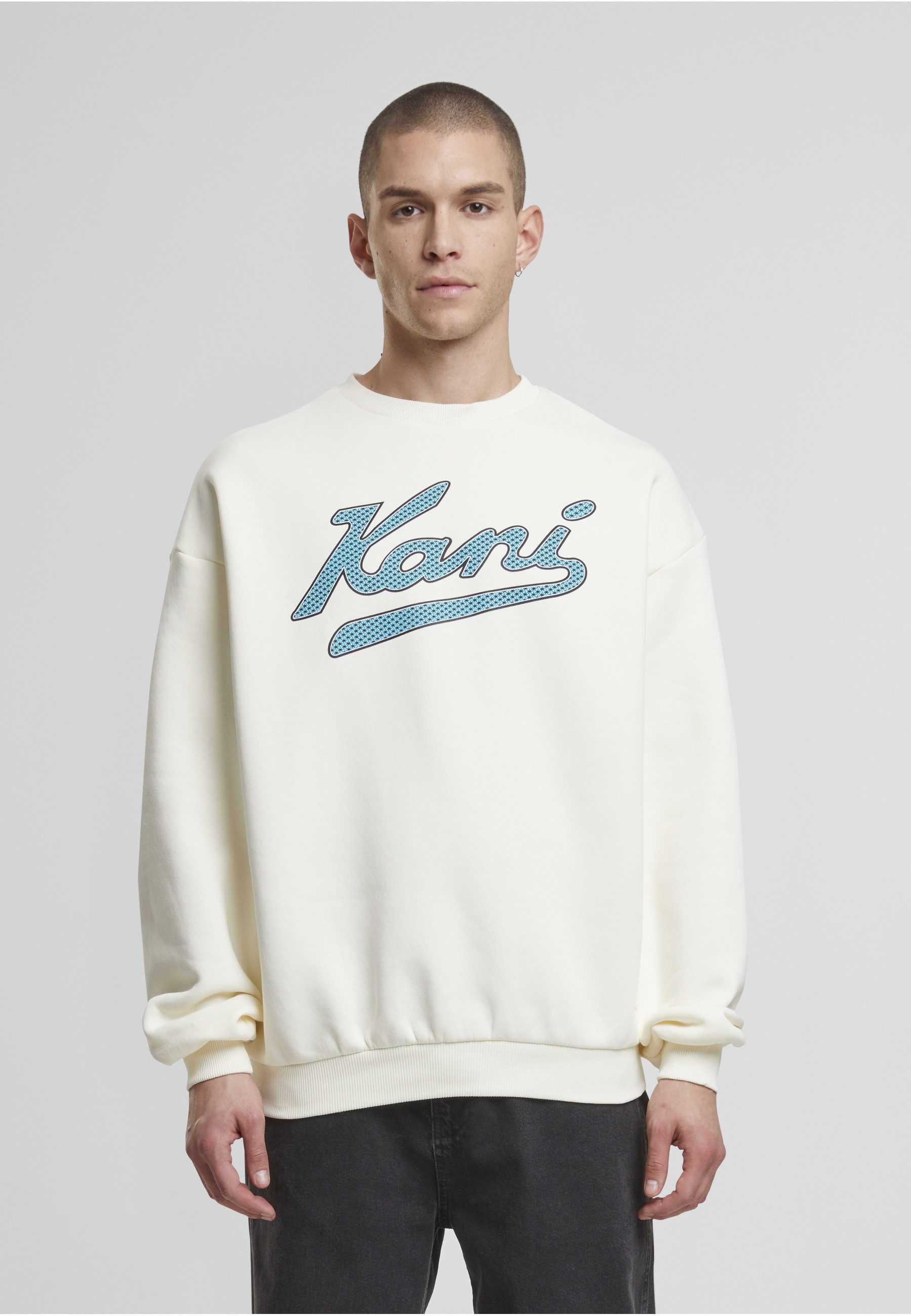 Karl Kani Rundhalspullover Karl Kani Varsity Palm Os Crewneck (1-tlg)