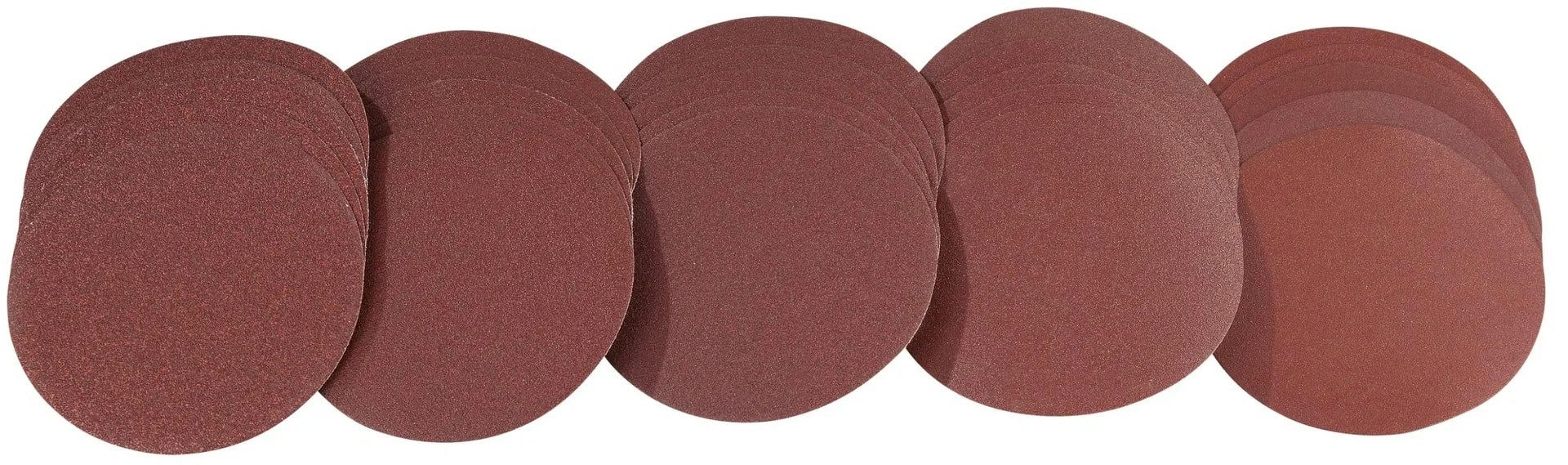 Westfalia Werkzeug Schleifpapier Schleifpapier Set - 150 mm - 25 teilig
