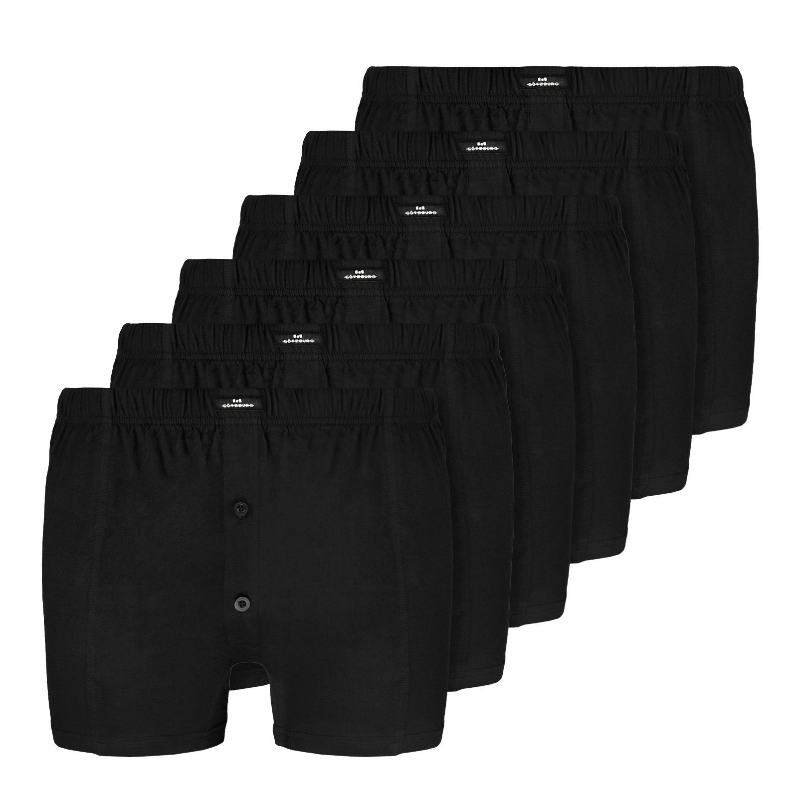 GÖTZBURG Trunk Boxershorts (6-St) mit Eingriff mit Knopfleiste