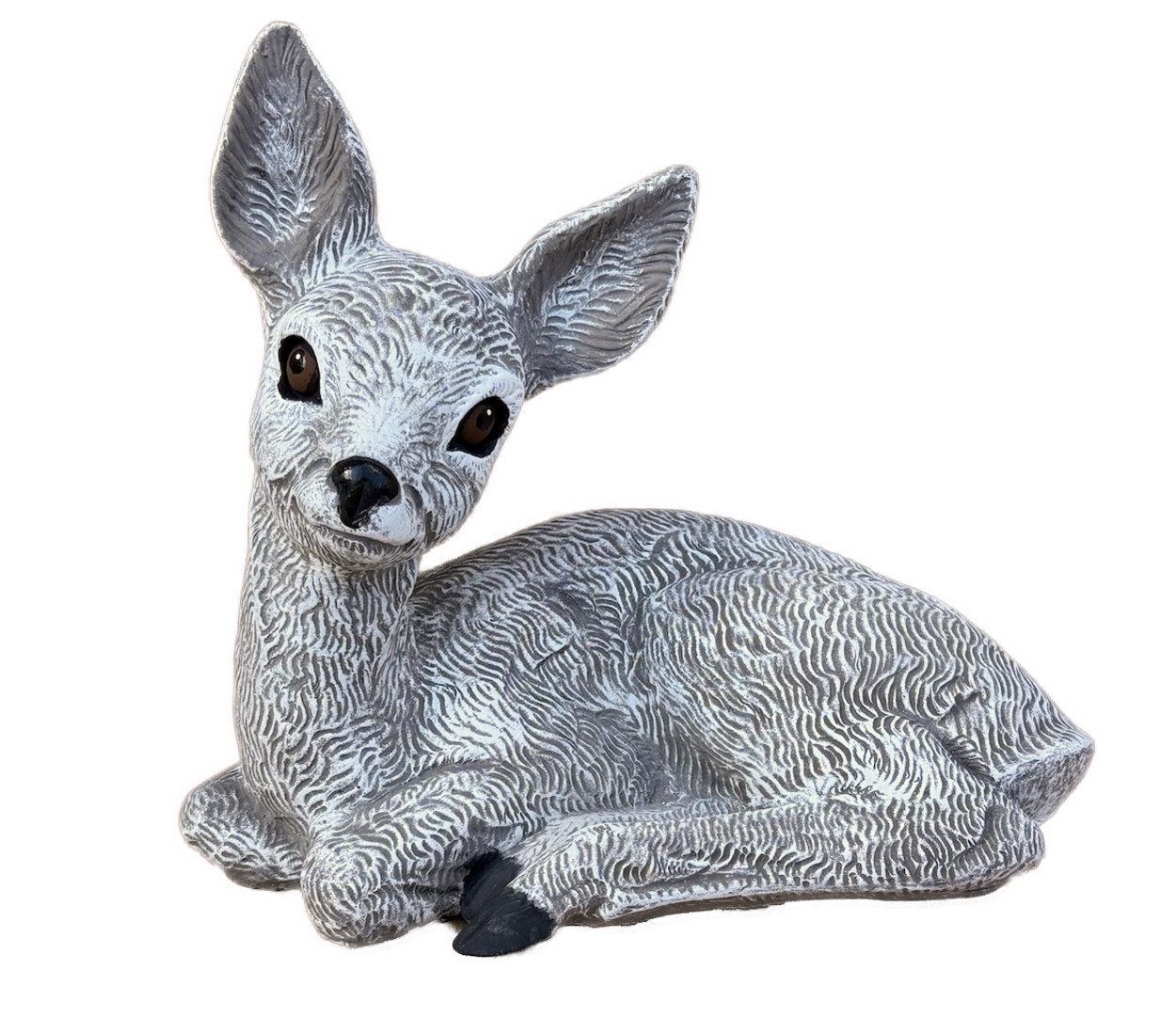 Stone and Style Gartenfigur Frostfeste Steinfigur Reh naturgetreu