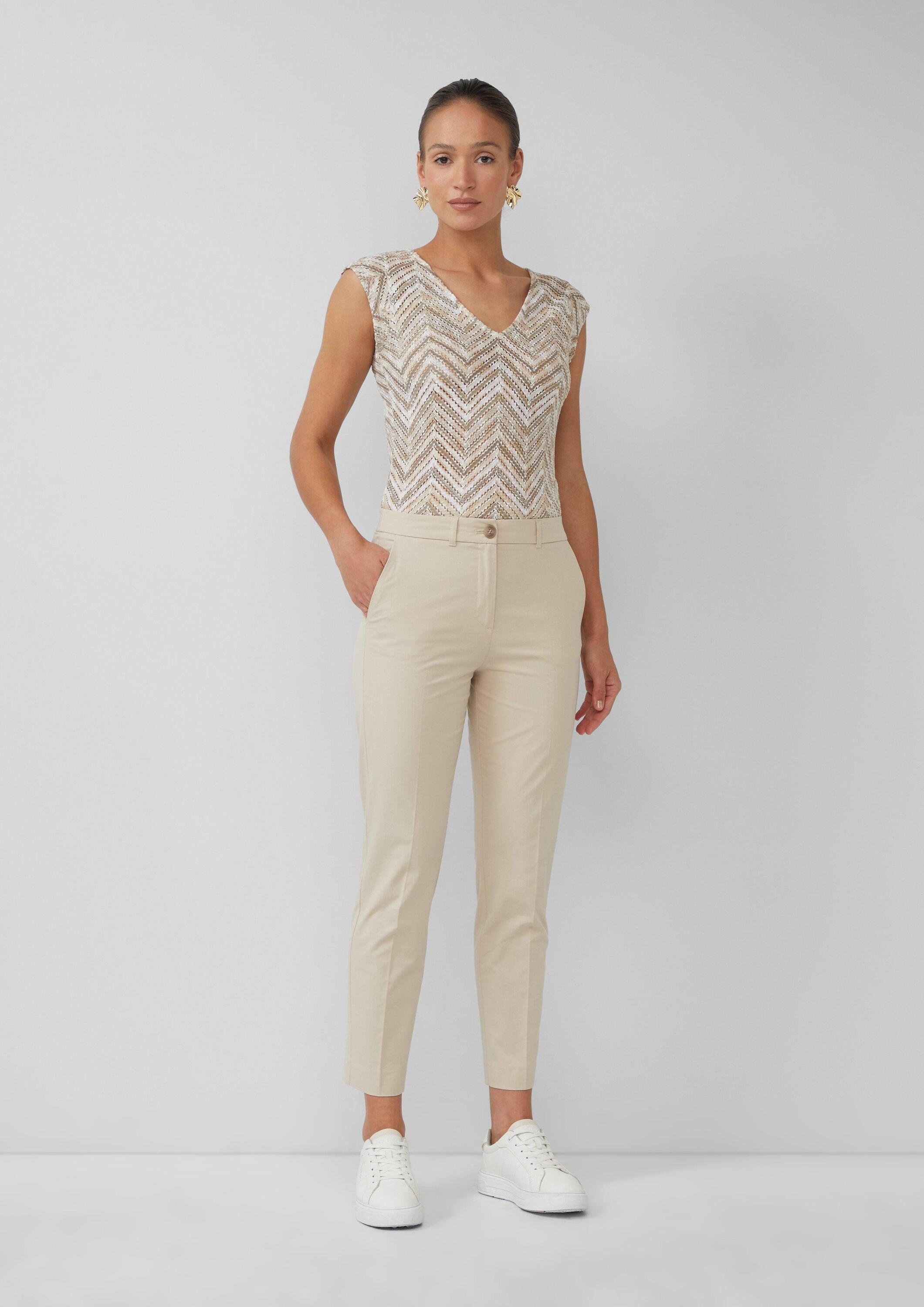 s.Oliver Chinos Hose Chinohose aus Baumwollmix im Slim Fit günstig online kaufen