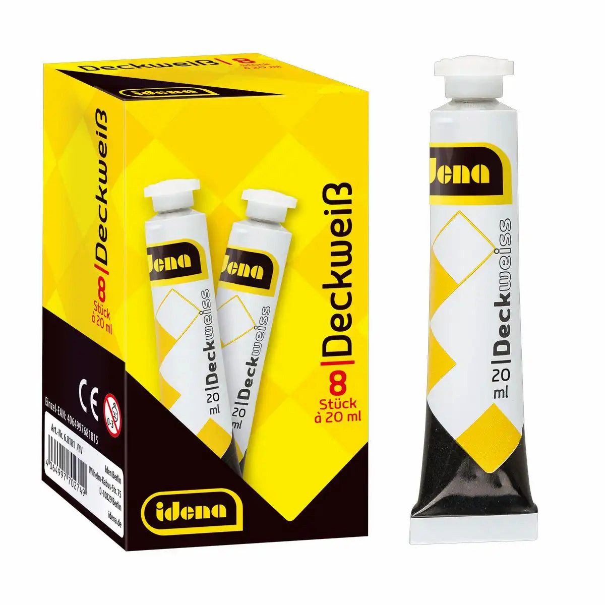 Idena Spiel Idena Deckweiß 20ml Tube