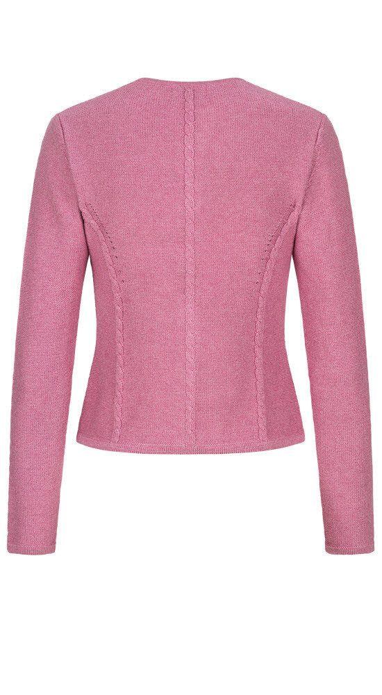 Nübler Trachtenstrickjacke Strickjacke Amira in Rosa von Nübler