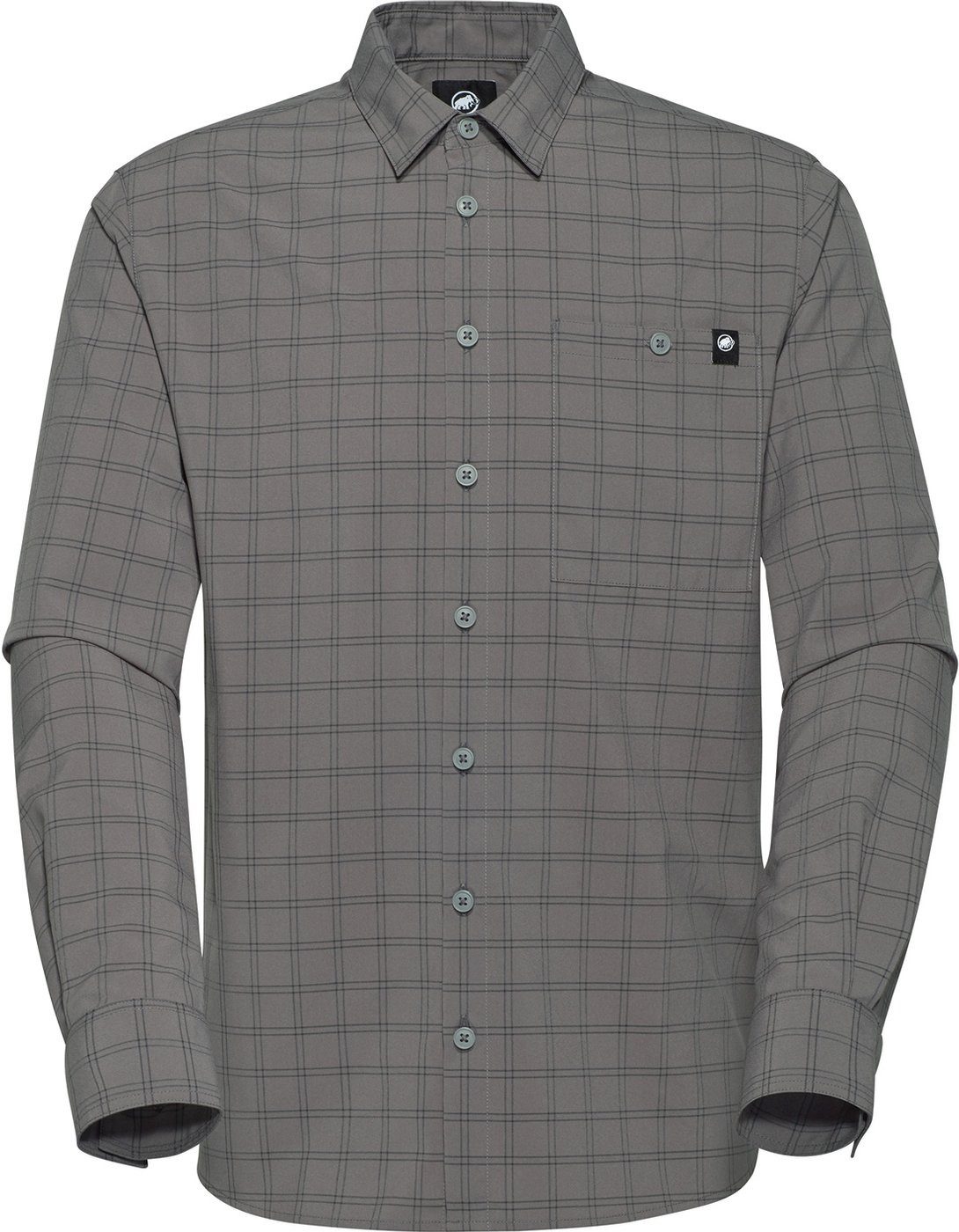 Mammut Langarmhemd Lenni Longsleeve Shirt Men steel-black