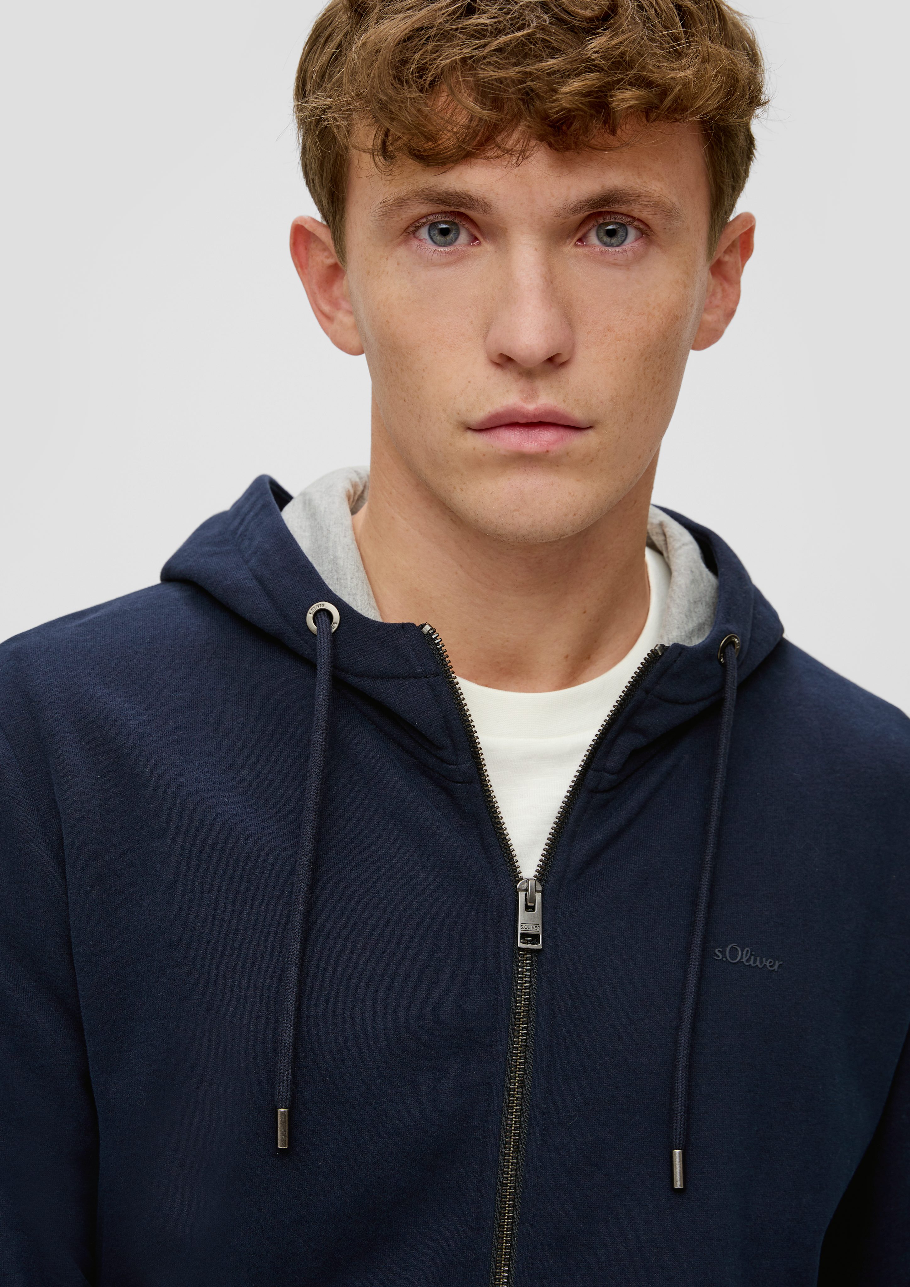 s.Oliver Allwetterjacke Sweatshirt-Jacke mit Kapuze und günstig online kaufen
