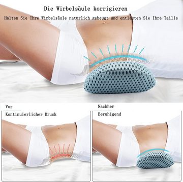 GelldG Lendenkissen Lendenwirbelstützkissen, orthopädisch Lendenkissen, Taille Stützen