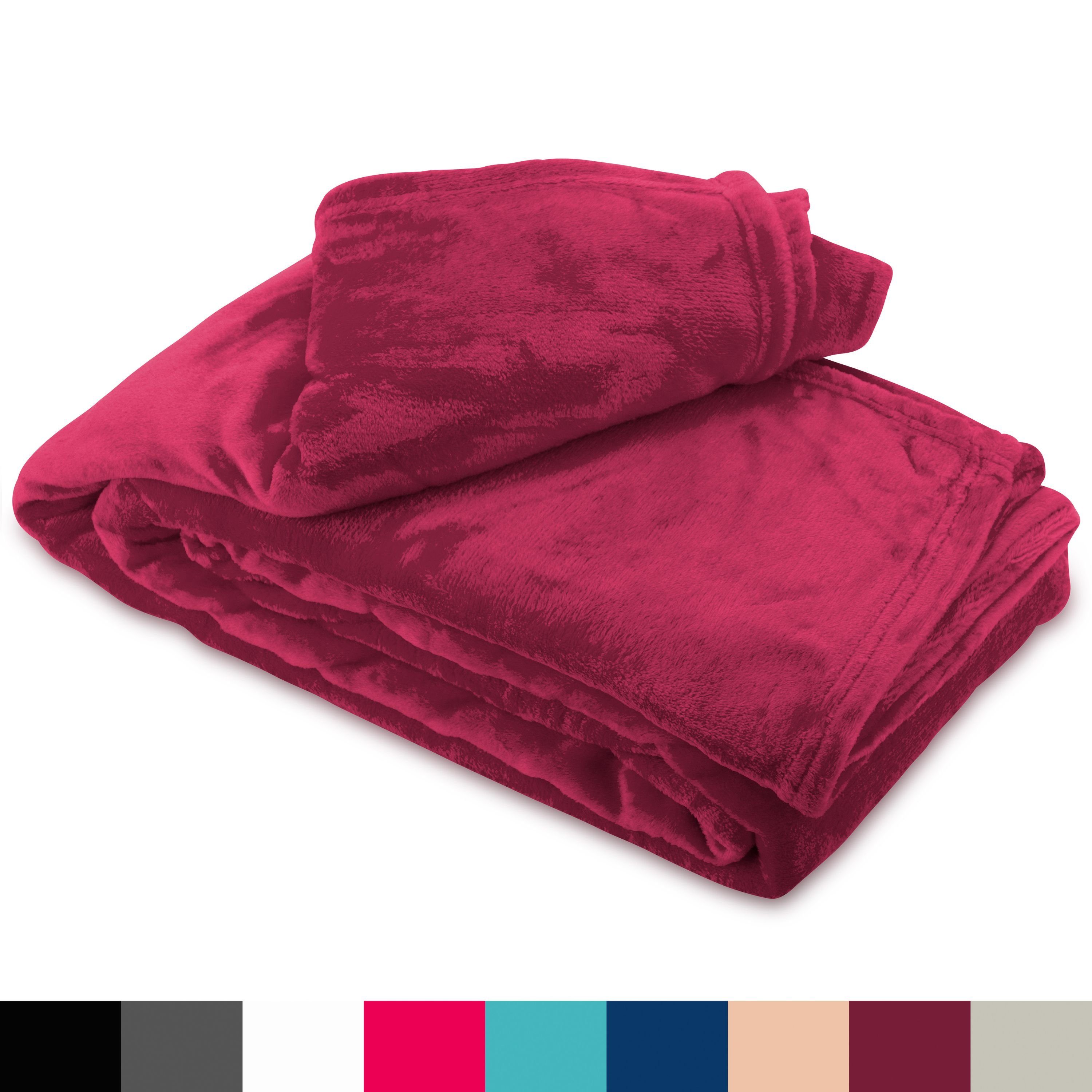 Wohndecke kuschelig warm 150x200, 220x240 oder 270x230, Leonado Vicenti, Ku günstig online kaufen