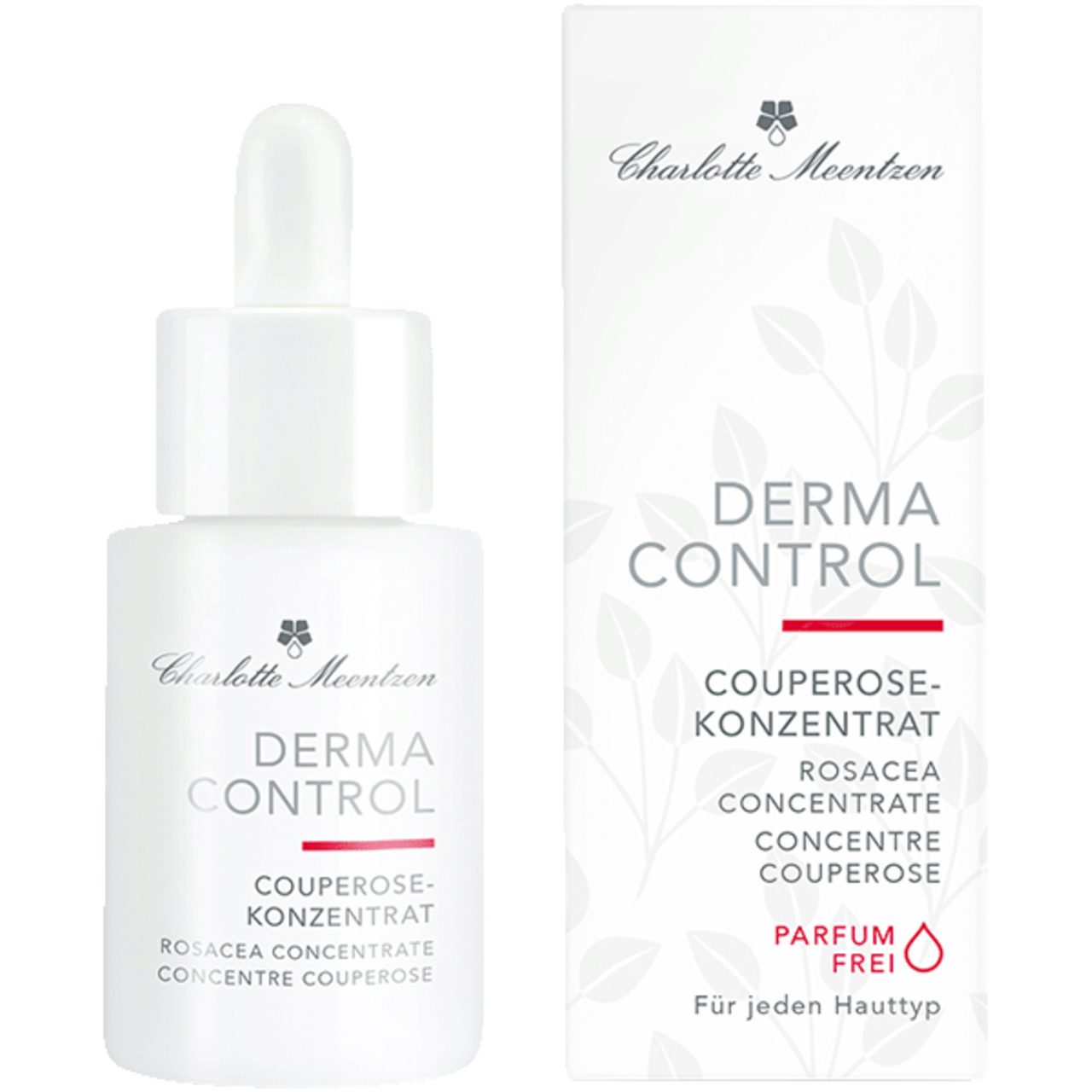 Charlotte Meentzen Gesichtsserum Derma Control Couperose Concentrate, für Alle Hauttypen vegan