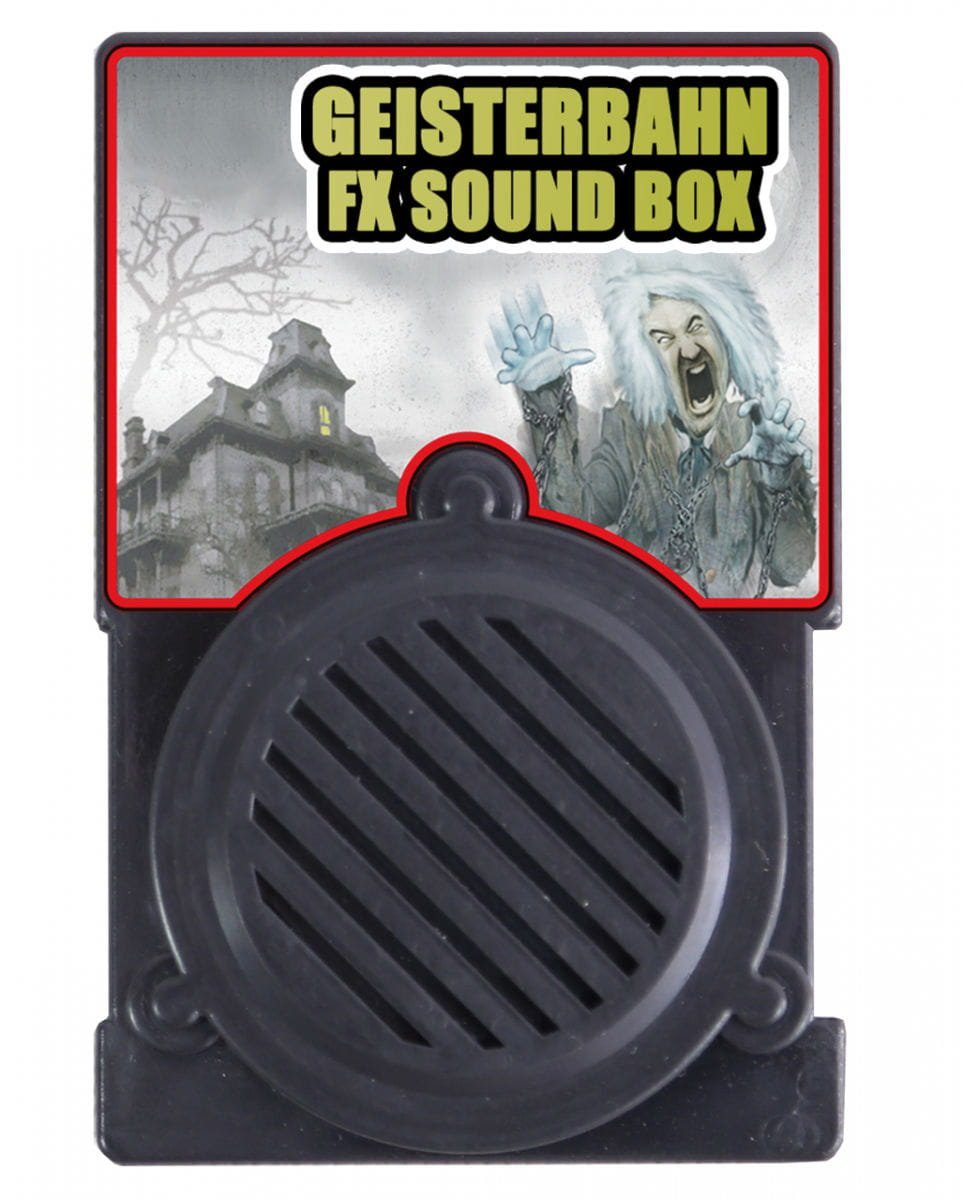 Horror-Shop Dekofigur Geisterbahn Sound FX Box für Halloween