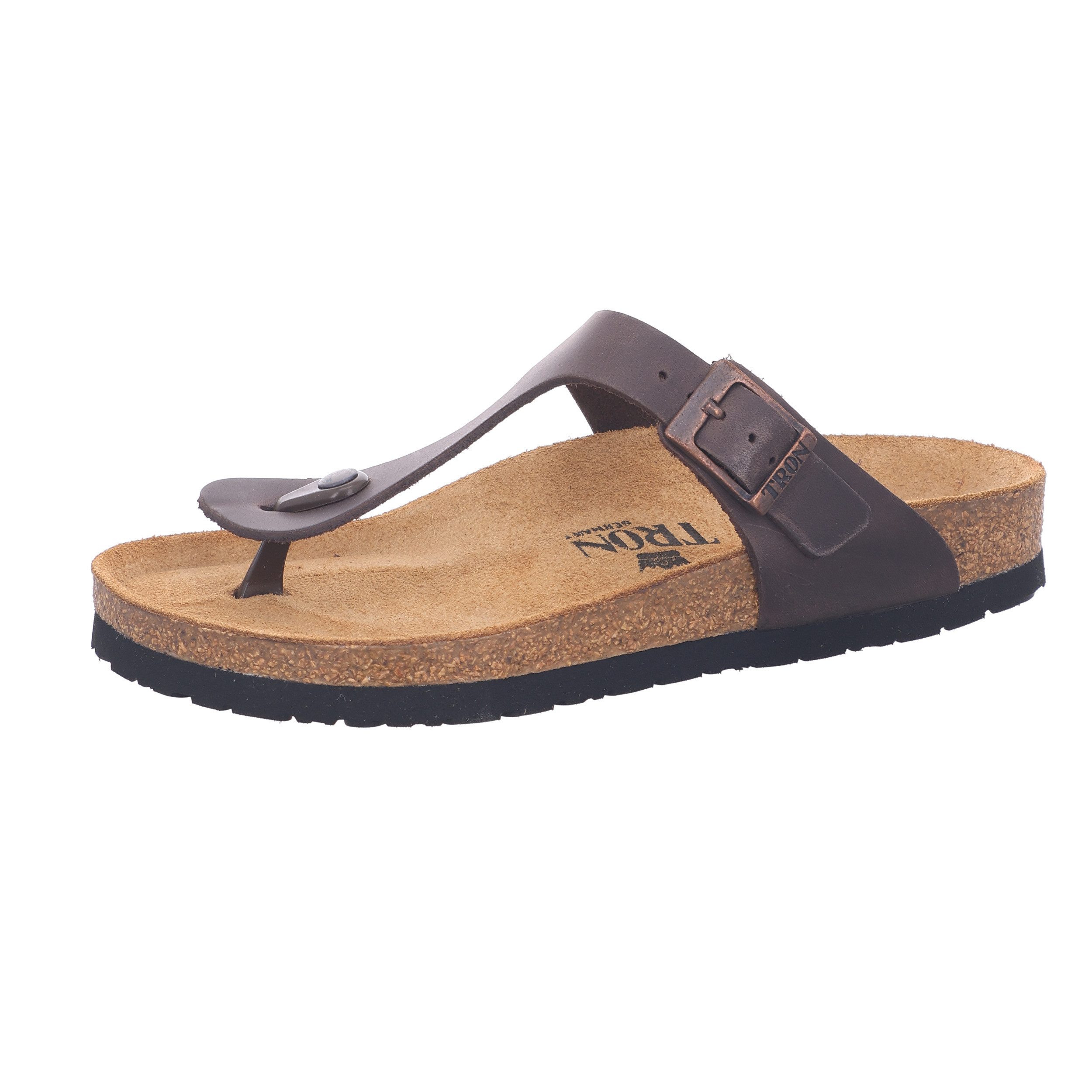 Finn Comfort TRON - GIGARO Zehentrenner - braun Pantolette