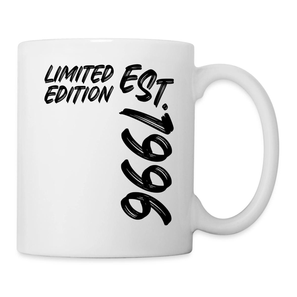 Spreadshirt Tasse Limited Edition Est 1996 Jahrgang Geburtstag Tasse, Keramik