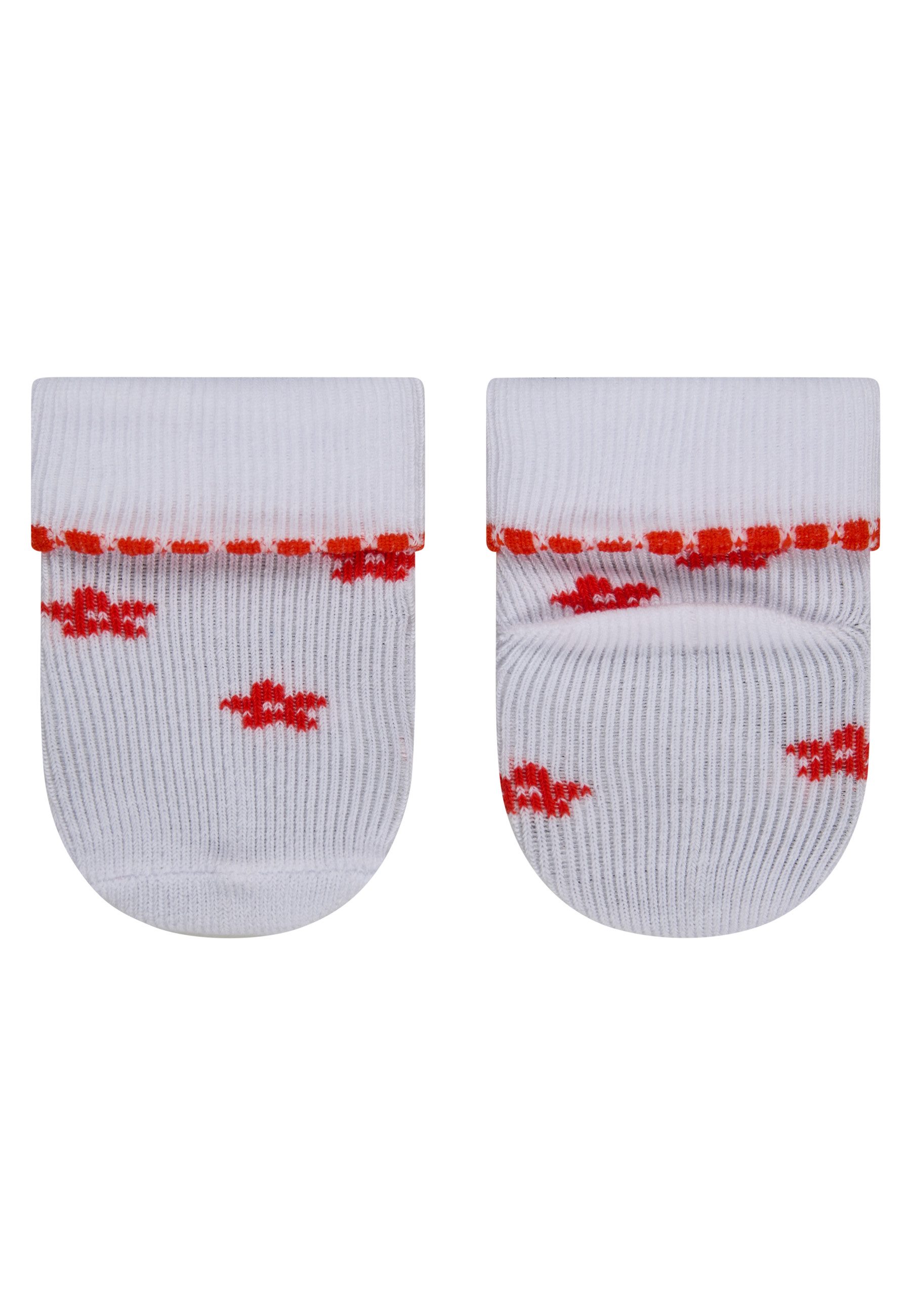 Sterntaler® Feinsöckchen Erstlingssocken 3er-Pack Schildkröte (3-Paar, 3er-Pack) Erstlingssocken 3erPack m Umschlag, hoher Baumwollanteil, Geschenkbox