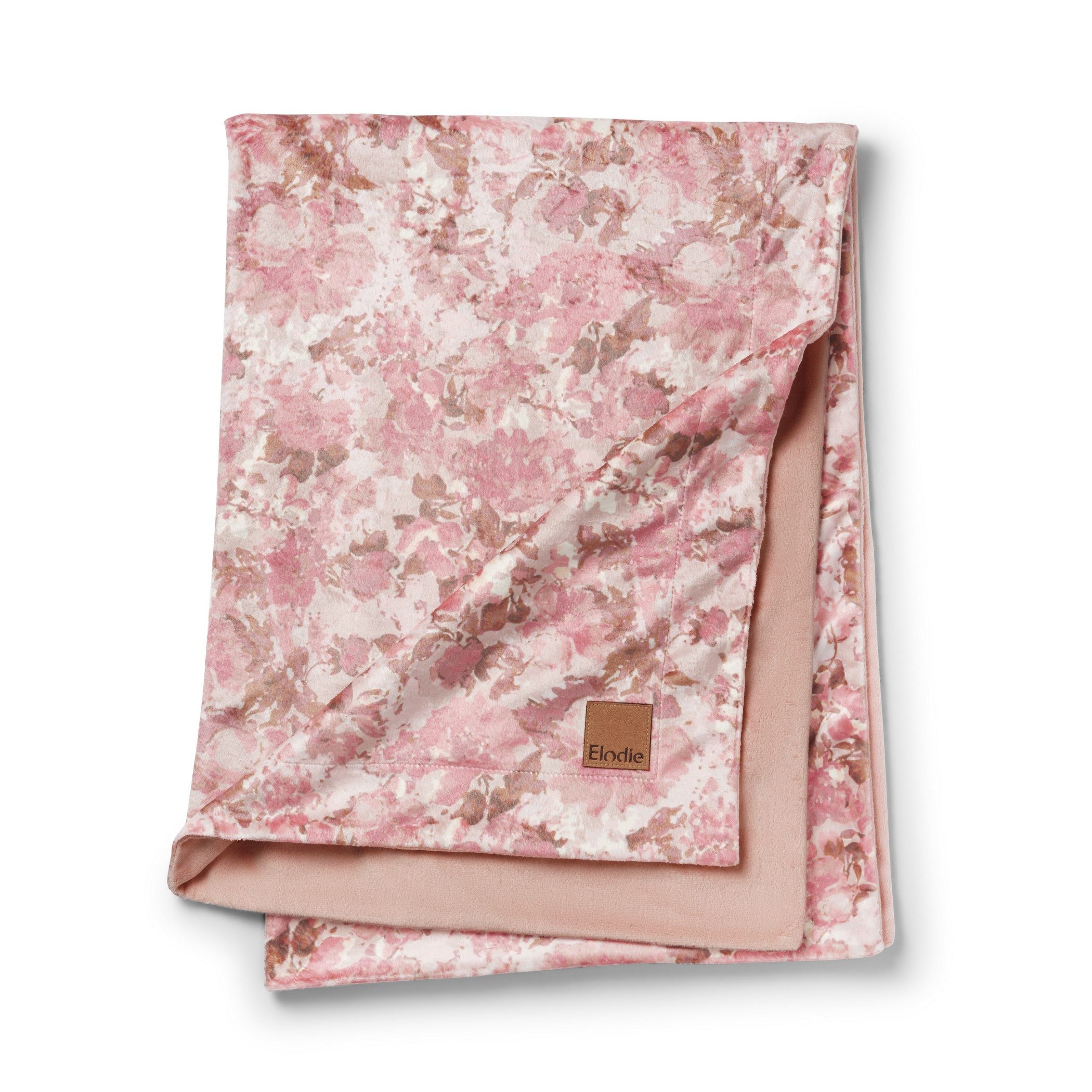 Babydecke Elodie Details-Babydecke Pearl Velvet Decke River Rose - 75x100 cm, Elodie, Babydecke