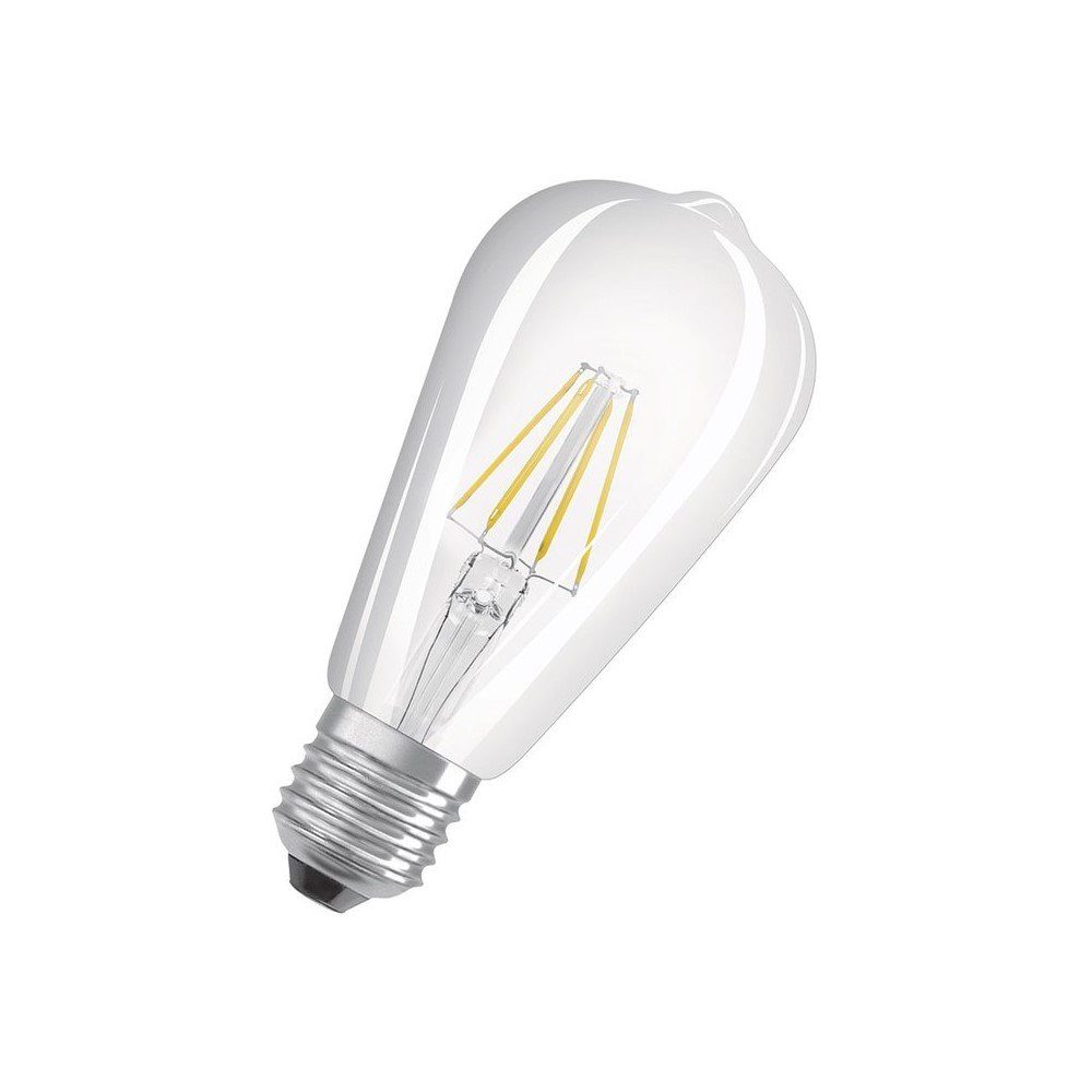 4W=40W 230V ST64 LED LED-Leuchtmittel Klar Warm 2700K, Warmweiß, E27, Osram Edison E27 470lm Filament Glühfaden Osram