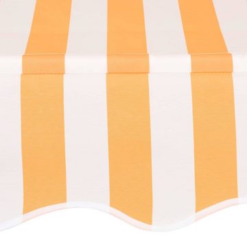 vidaXL Markise Einziehbare Markise Handbetrieben 150 cm Orange/Weiß Gestreift