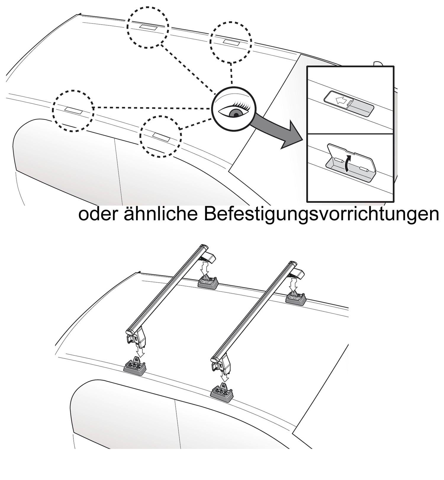 Dachträger ab Serie (4 Dachträger (G20) mit 19 Türer) (G20) Bmw für Bmw (4 Serie Ihren VDP (Passend Stahl 19), Türer) ab 3 Menabo Tema 3 kompatibel