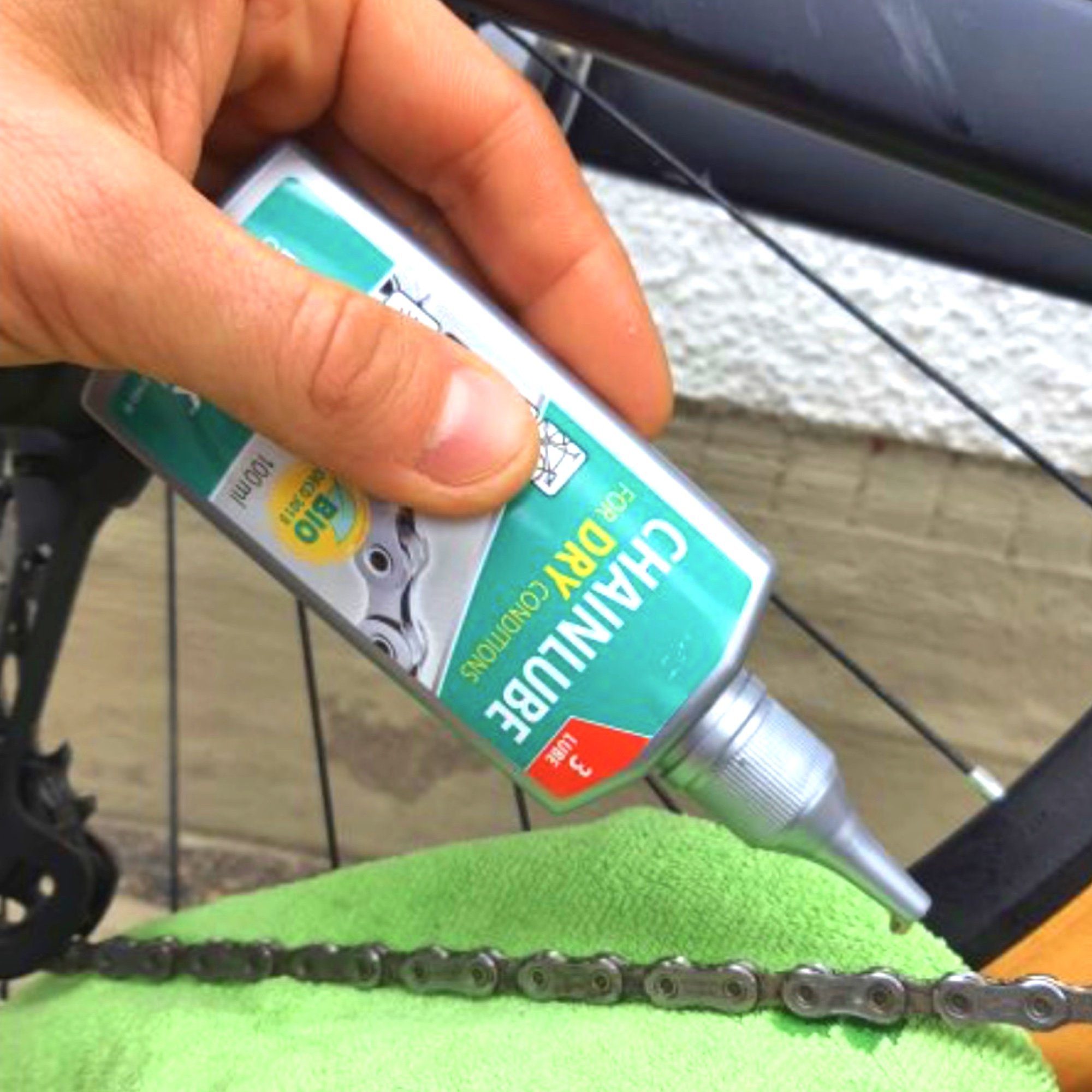 Motorex Fahrrad-Montageständer Motorex Fahrrad MTB Road Ebike Kettenöl Chainlube Dry Conditions 100ml