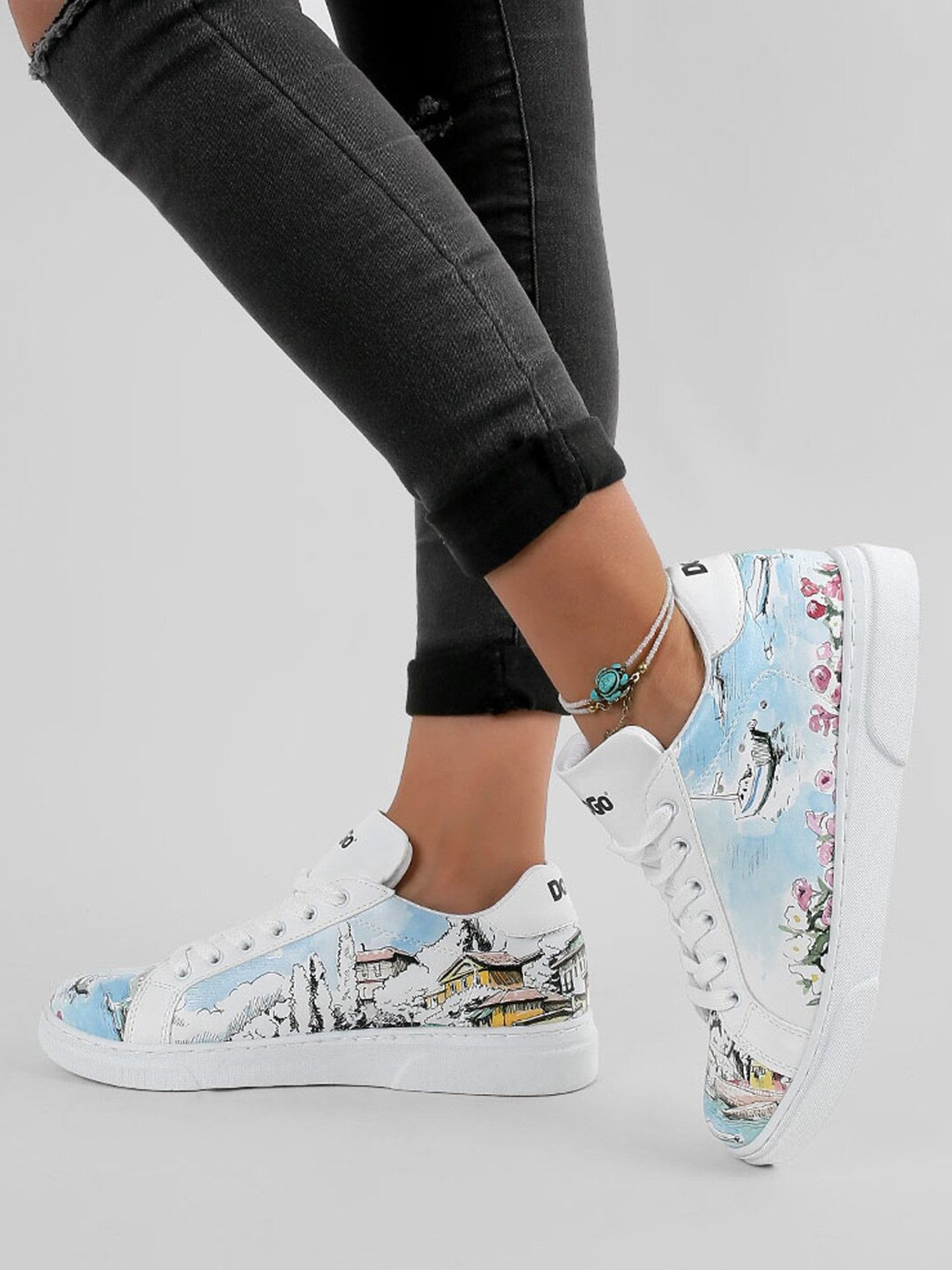 DOGO Ace Low-Top Sneaker Lago Di Como Damen Sneaker Sneaker Handgefertigt