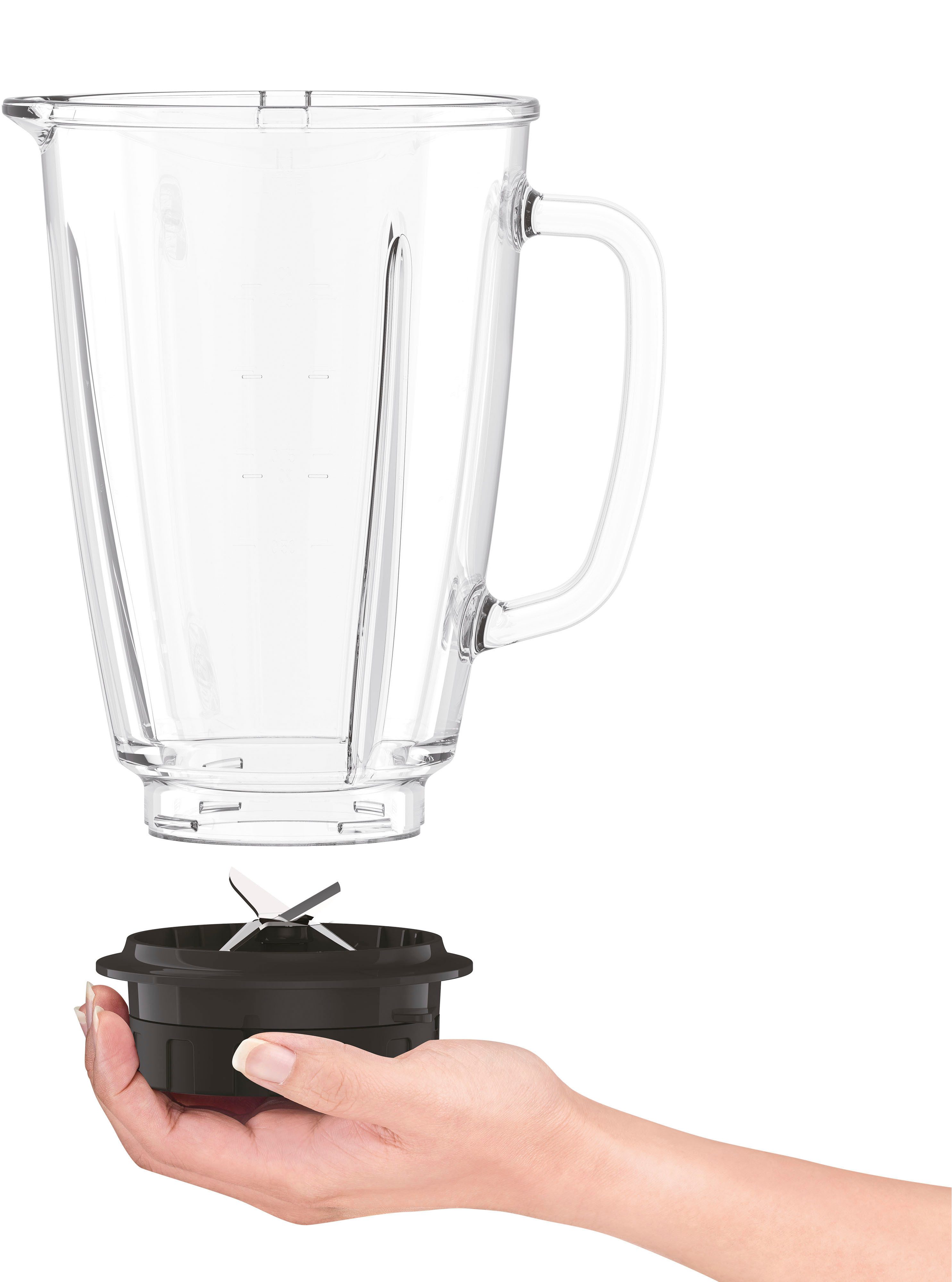 Tefal Standmixer BL4358 Blendforce, 800 W, 1,75 L Fassungsvermögen, Smart Lock-Technologie
