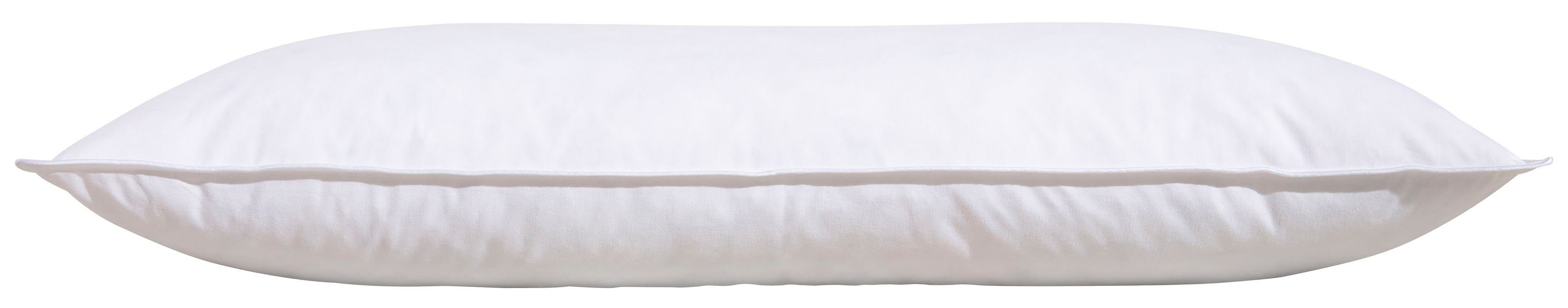 OTTO home Federkopfkissen Irah Kopfkissen 40x80 cm, 80x80 cm, Füllung: 85% Federn, 15% Daunen, Bezug: Baumwolle, Bauchschläfer, Rückenschläfer, Seitenschläfer, Kissen Made in Germany mit DOWNPASS ausgezeichnet