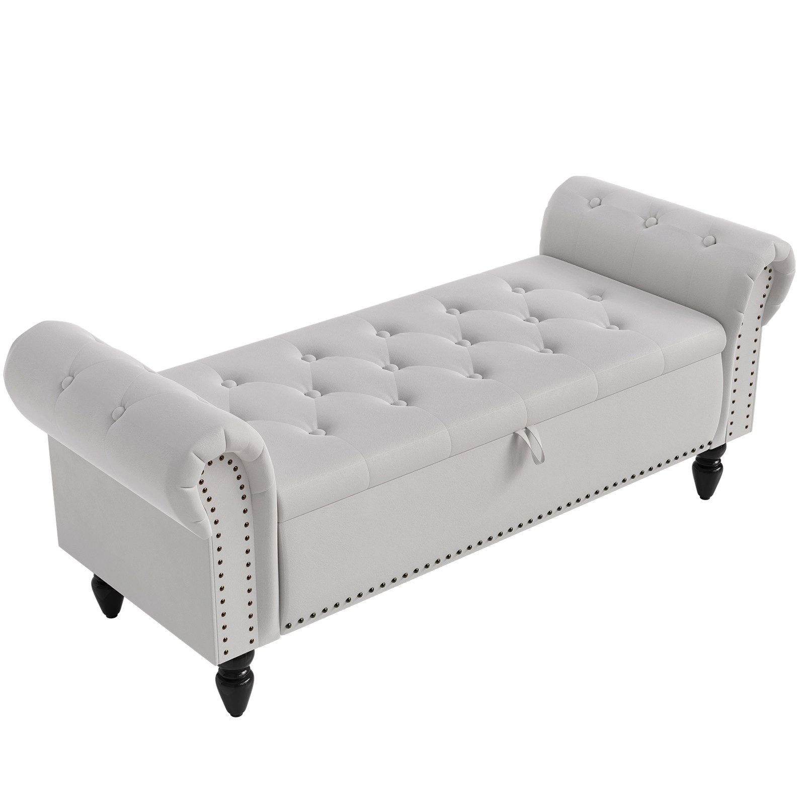 TLGREEN Bettbank Doppelter Hocker mit Stauraum, (Samt,Eleganz und Komfort mit Stauraum), Multifunktionsbank für Wohnzimmer,Schlafzimmer