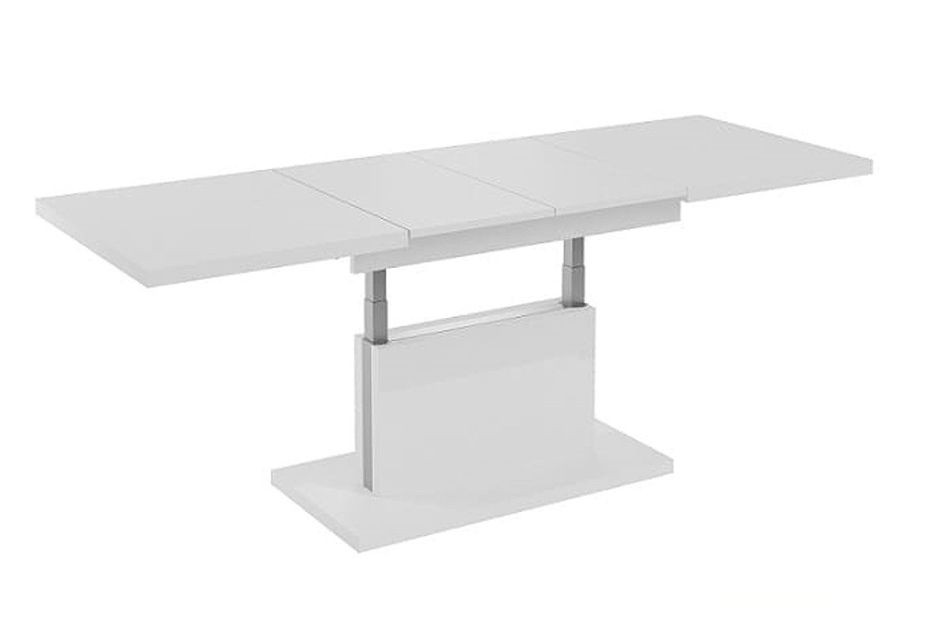 designimpex Couchtisch DA-888 höhenverstellbar ausziehbar 120/200 cm Esstisch Wohnzimmer, Funktionstisch, Wohnzimmertisch, Tisch, Esstisch, Sofatisch, Schublade