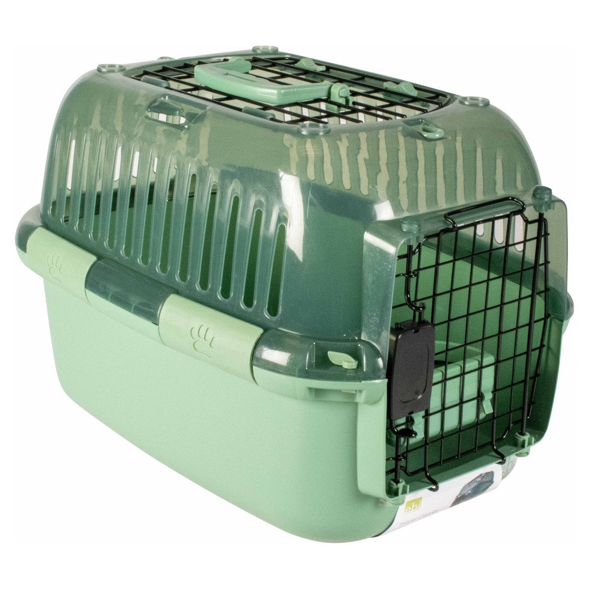 Europet-Bernina Tiertransportbox Transportbox Adventurer transparent/grün