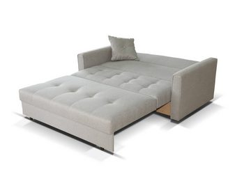 MIRJAN24 Schlafsofa Viva Lux III, mit Schlaffunktion und Bettkasten, 3 Sitzer, inkl. Kissen