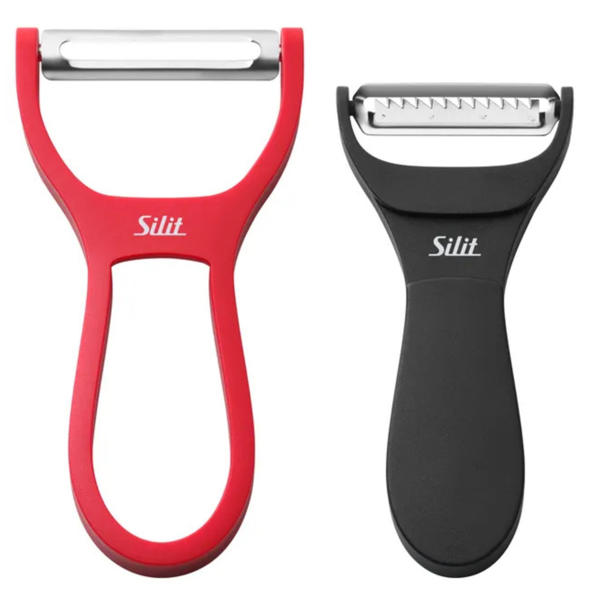 Silit Kochlöffelhalter Silit 2in1 Universalschäler + Julienneschneider Kombi Schäler &