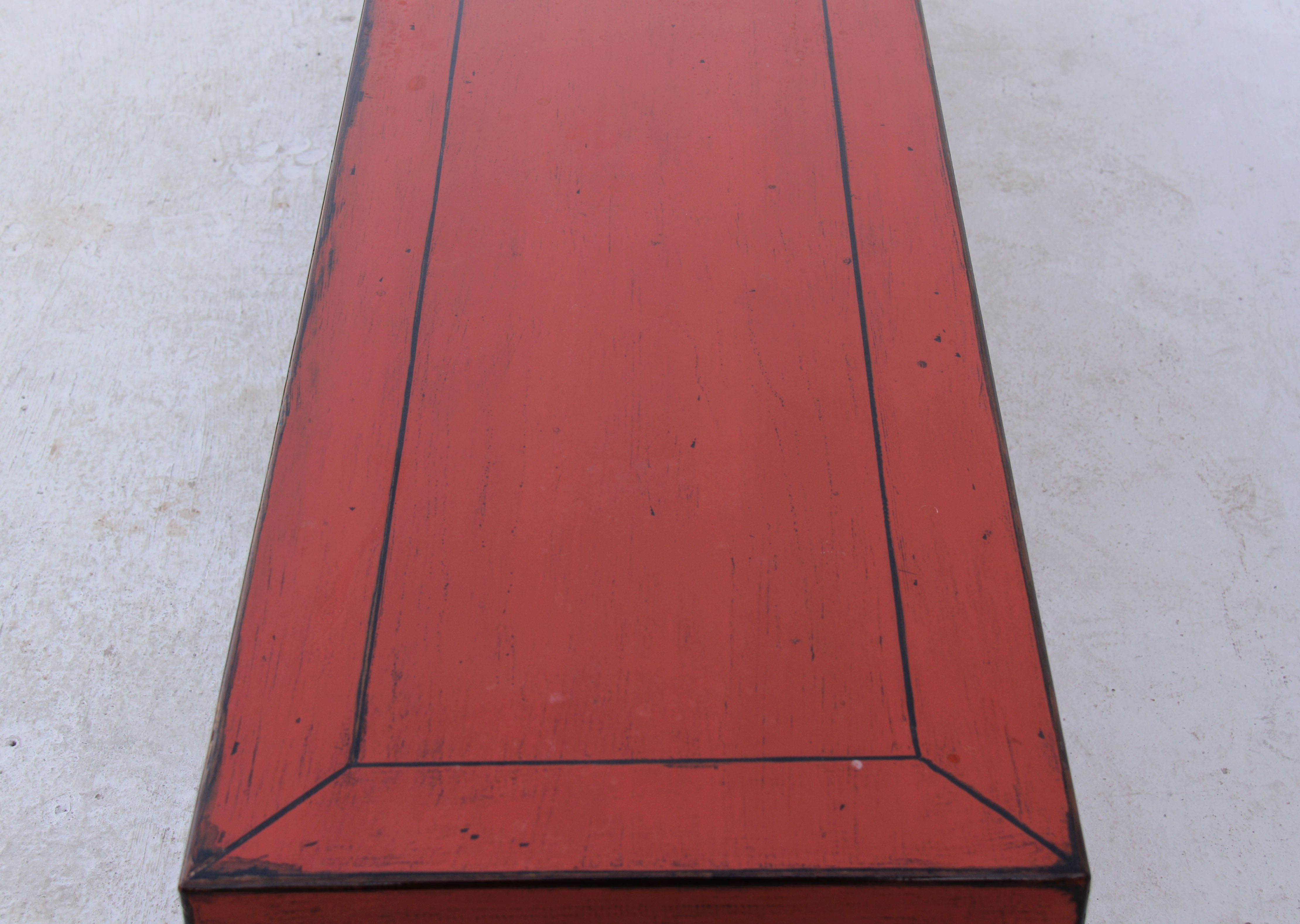 Luxury-Park-Direct Kommode TV Sideboard Rot Longboard 200cm