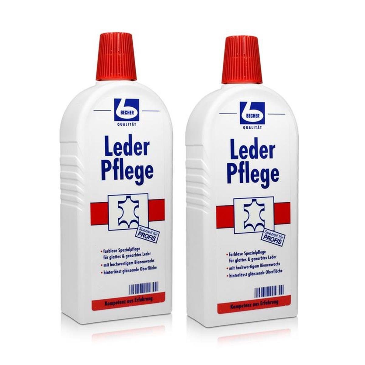 Dr. Becher 2x Dr. Becher Leder Pflege 500 ml Spezialwaschmittel