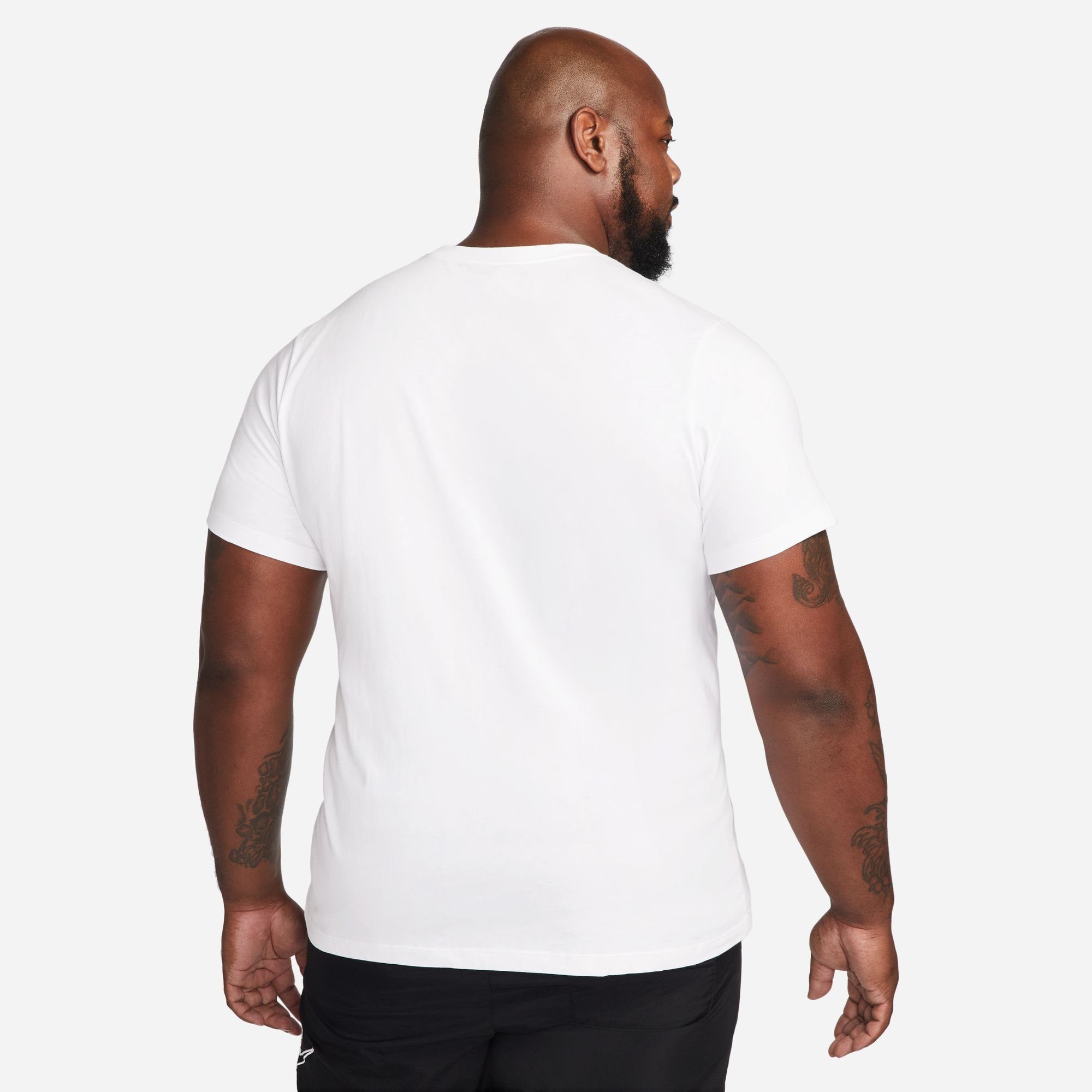 Nike Sportswear T-Shirt White/ T-SHIRT MEN'S Black JDI
