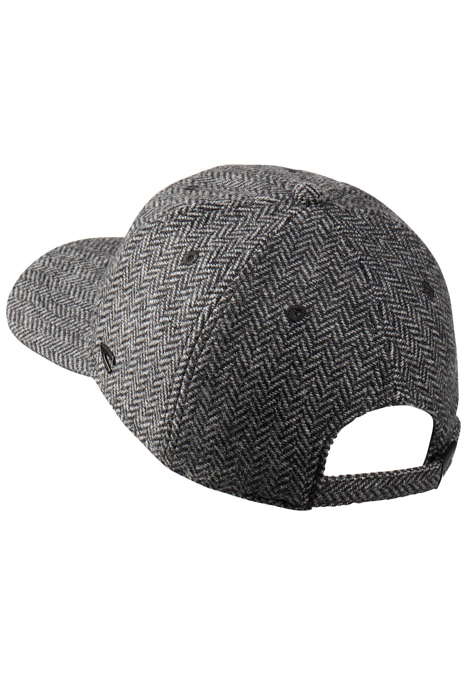 camel active Baseball Cap Cap mit Wolle im Fischgrat-Muster günstig online kaufen