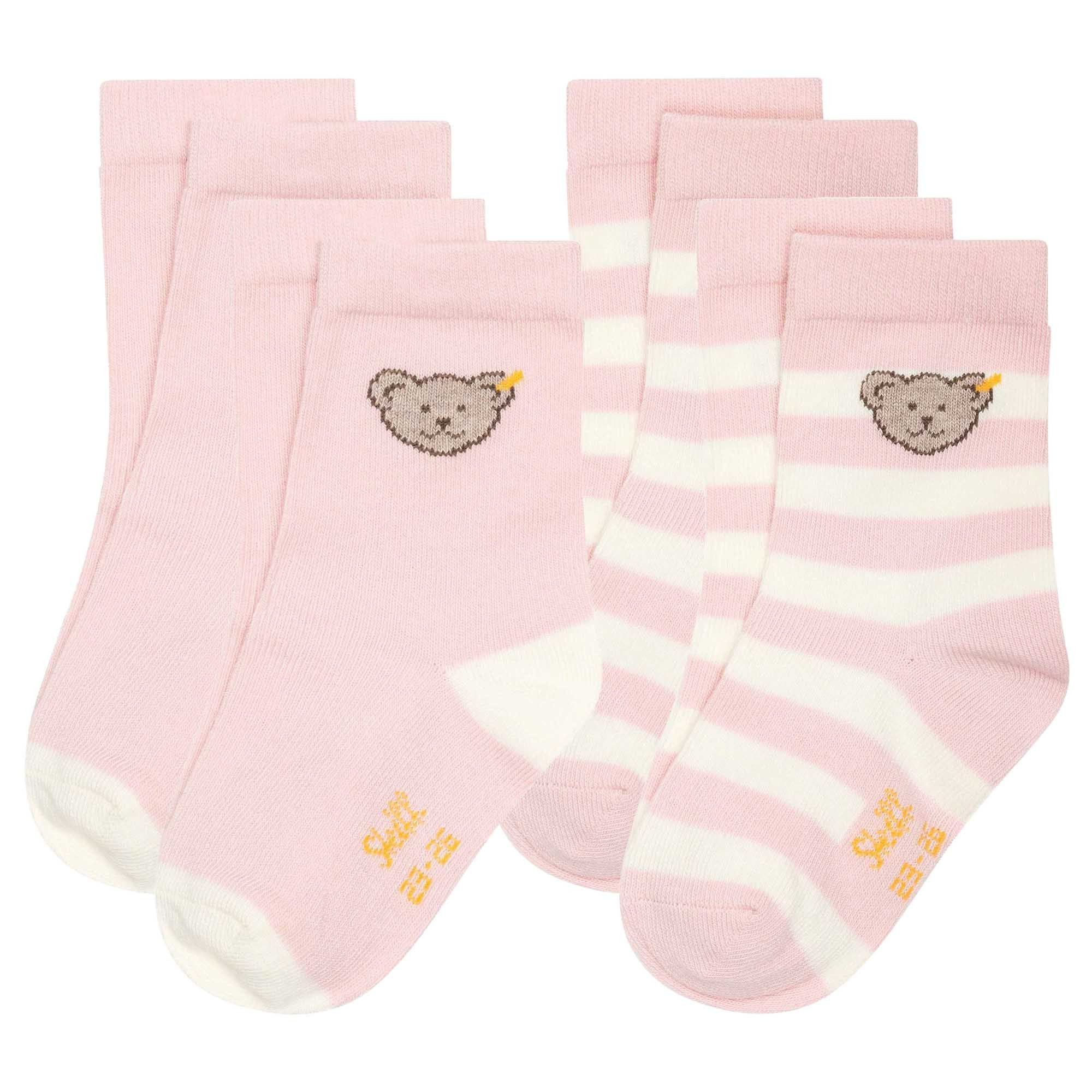 Steiff Freizeitsocken Unisex Socken 4er Pack Baumwolle (Packung, 4er Pack)