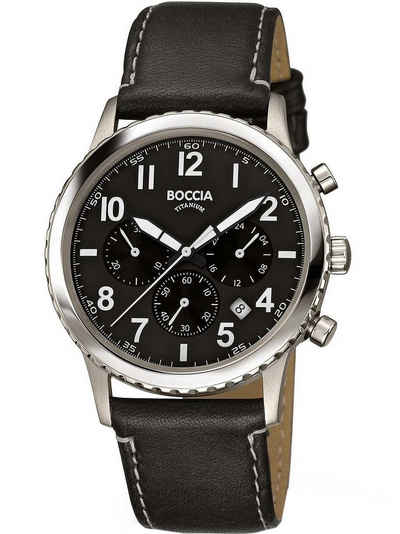 Boccia Chronograph Boccia 3745-01 Herrenuhr Chronograph Titanium 41mm