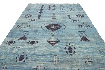 Designteppich Berber Marrocon 245x353 Handgeknüpfter Moderner Orientteppich, Nain Trading, rechteckig, Höhe: 5 mm