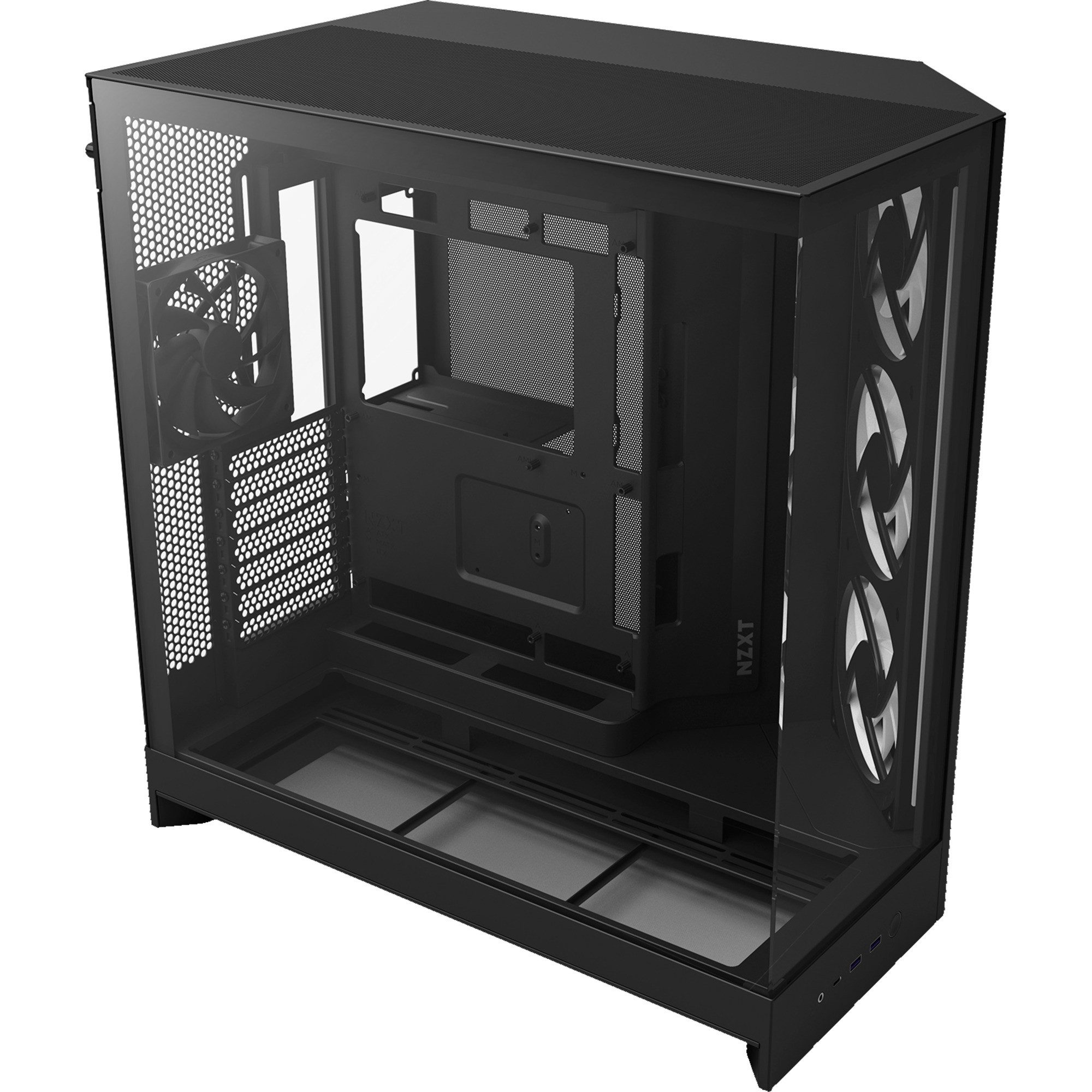 NZXT Корпуса ПК NZXT H9 Flow RGB, Tower-Gehäuse, (Tempered Glass