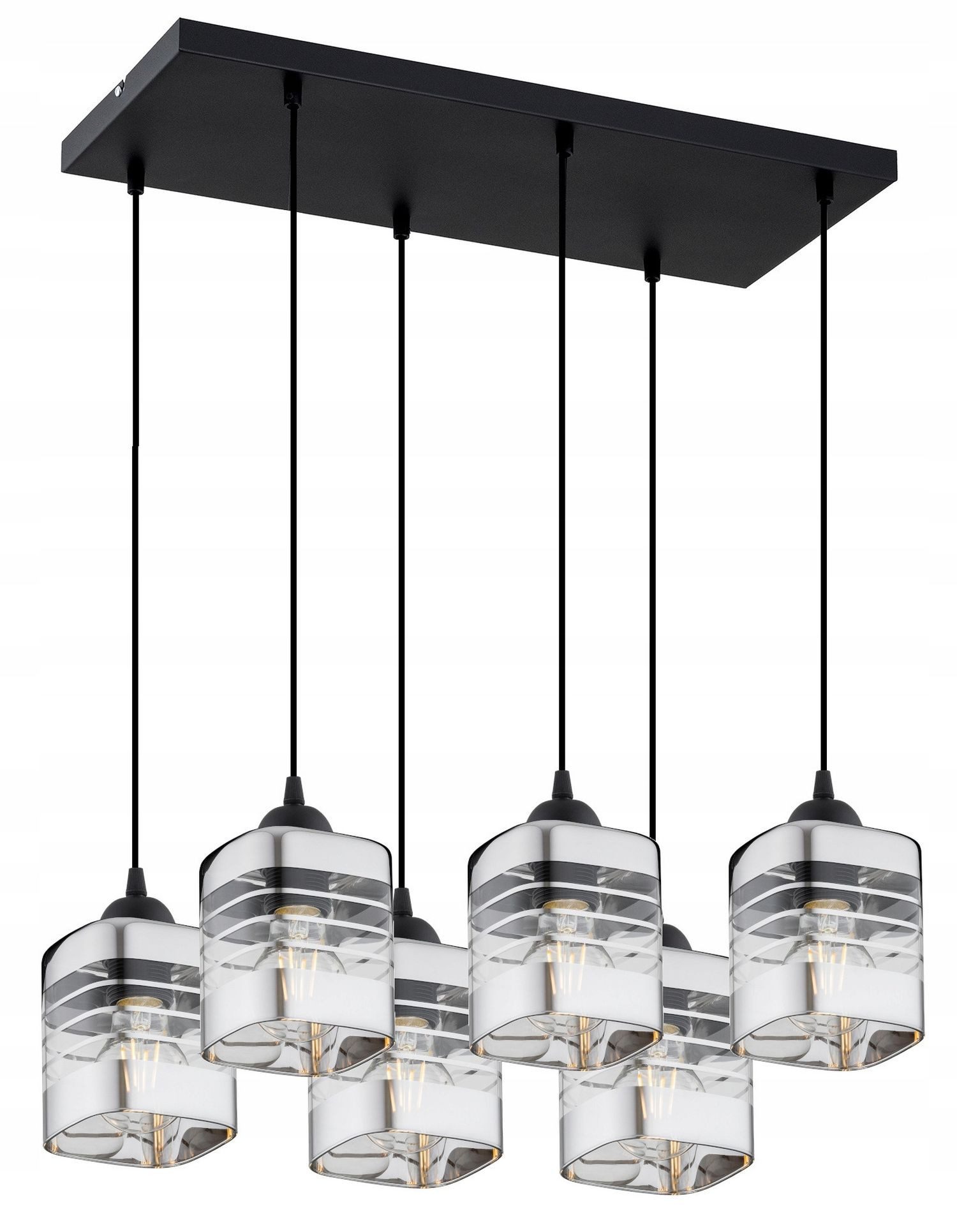 Licht-Erlebnisse Pendelleuchte MILAN, ohne Leuchtmittel, H: max. 100 cm E27 Modern