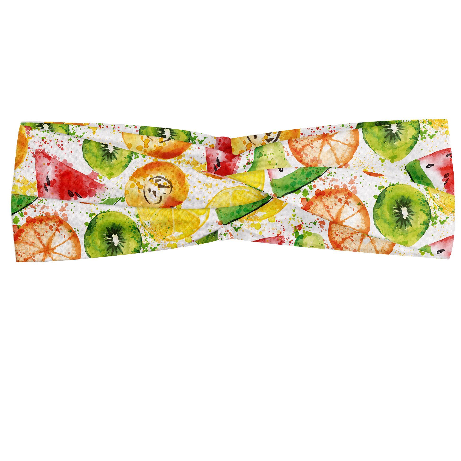 Abakuhaus Stirnband Elastisch und Angenehme alltags accessories Obst Wassermelone Kiwi Avocado