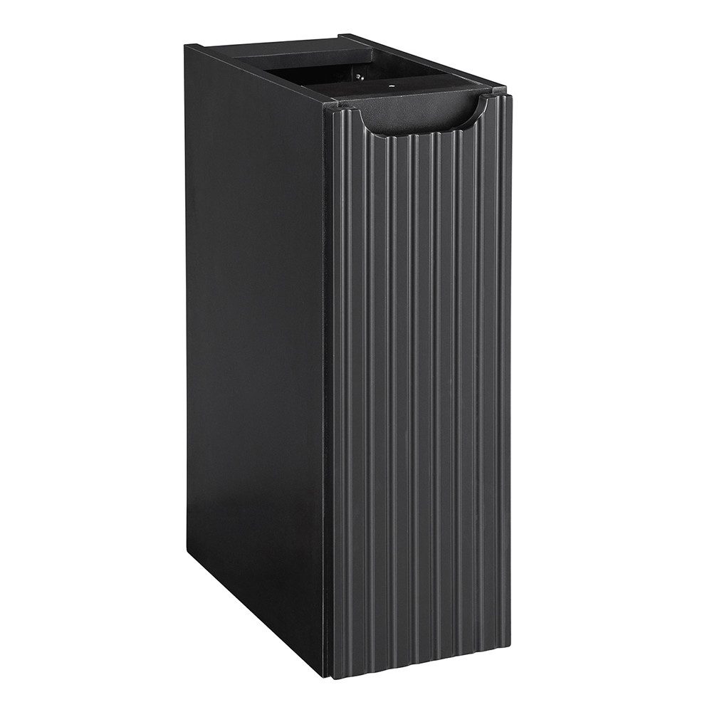 Lomadox Unterschrank NEWPORT-56-BLACK 20cm, Badmöbel Unterschrank schwarz g günstig online kaufen