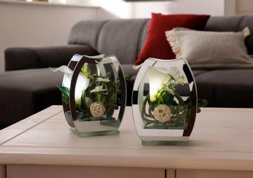 Kunstpflanze LED-Calla Calla, Home affaire, Höhe 15 cm, 2er-Set