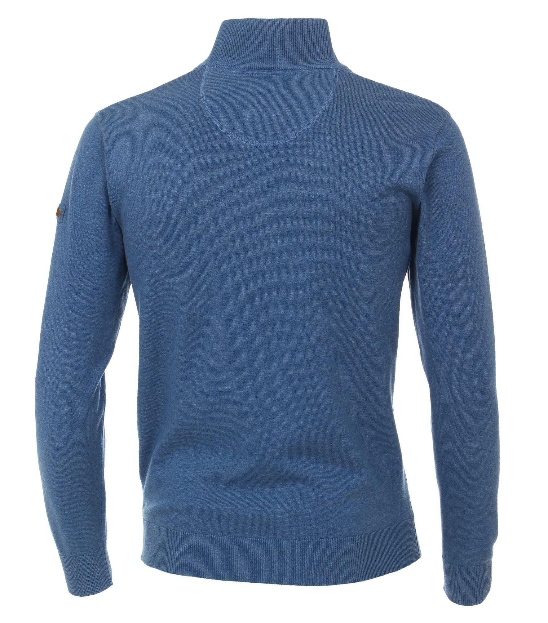 Redmond Troyer Sweatshirt Reißverschluss Blau(14)