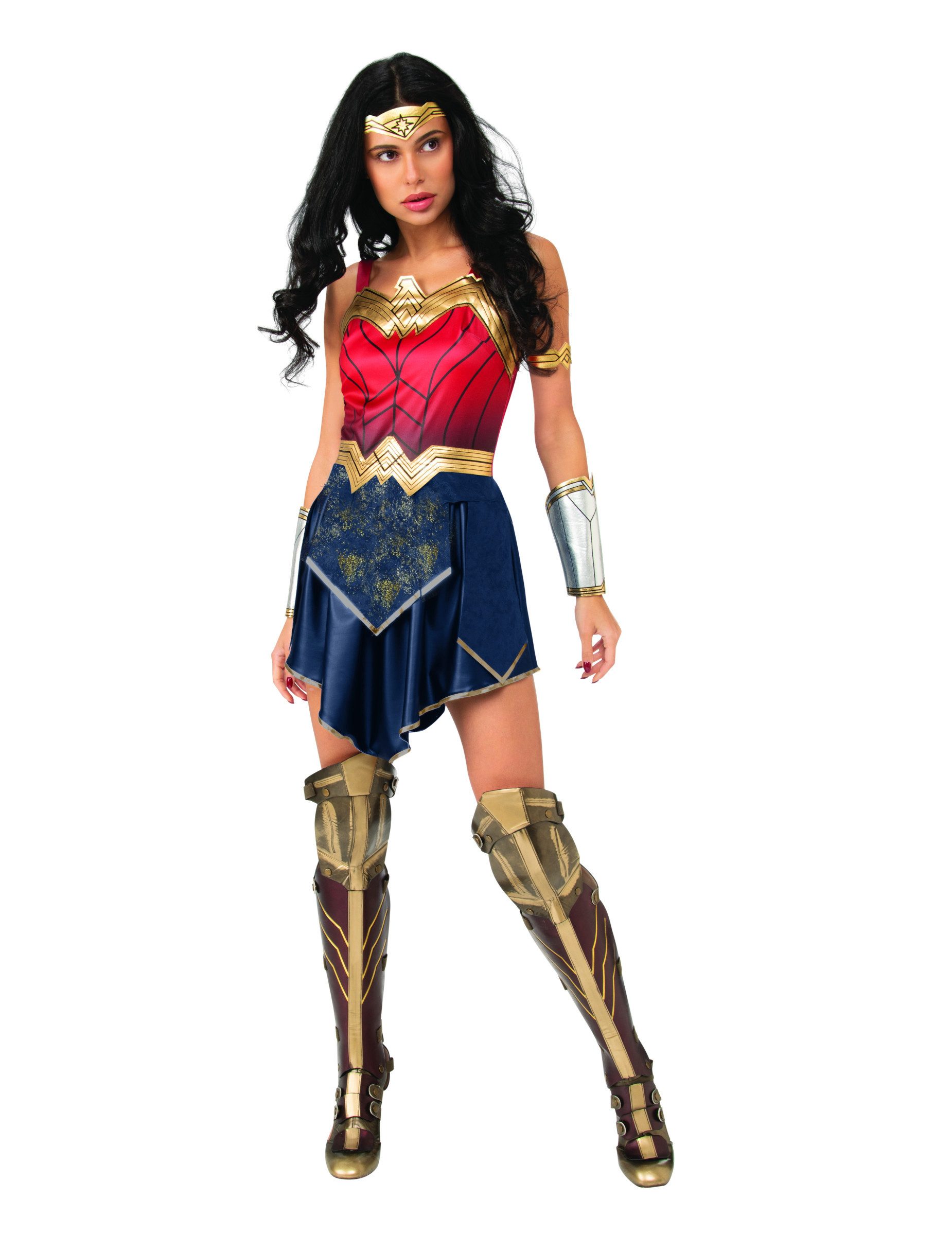 Rubie´s Kostüm Wonder Woman-Damenkostüm DC blau-rot-gold