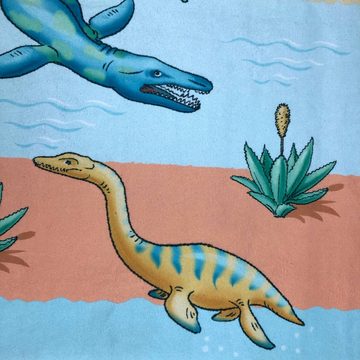 ESPiCO Strandtuch Dino Urzeit, Frottee-Velour (1-St), Dinosaurier, Flugsaurier, Fischsaurier