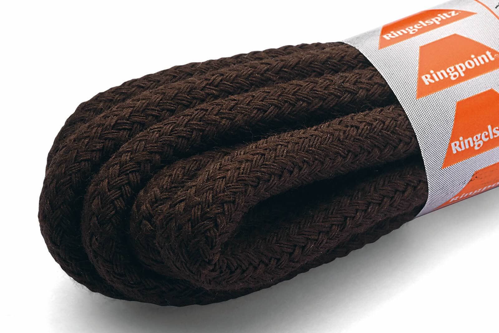 Ringelspitz Schnürsenkel Extra dicke Schnürsenkel aus Baumwolle – Rund & nachhaltig, – Ø 4,5 mm aus 100 % Baumwolle