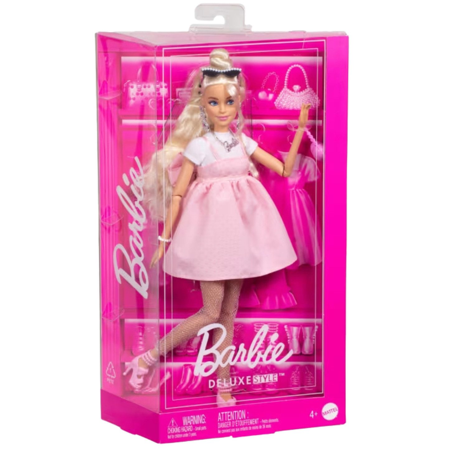Barbie Anziehpuppe Barbie Deluxe Style Puppe Nr.3 Barbiecore Outfit mit Accessoires